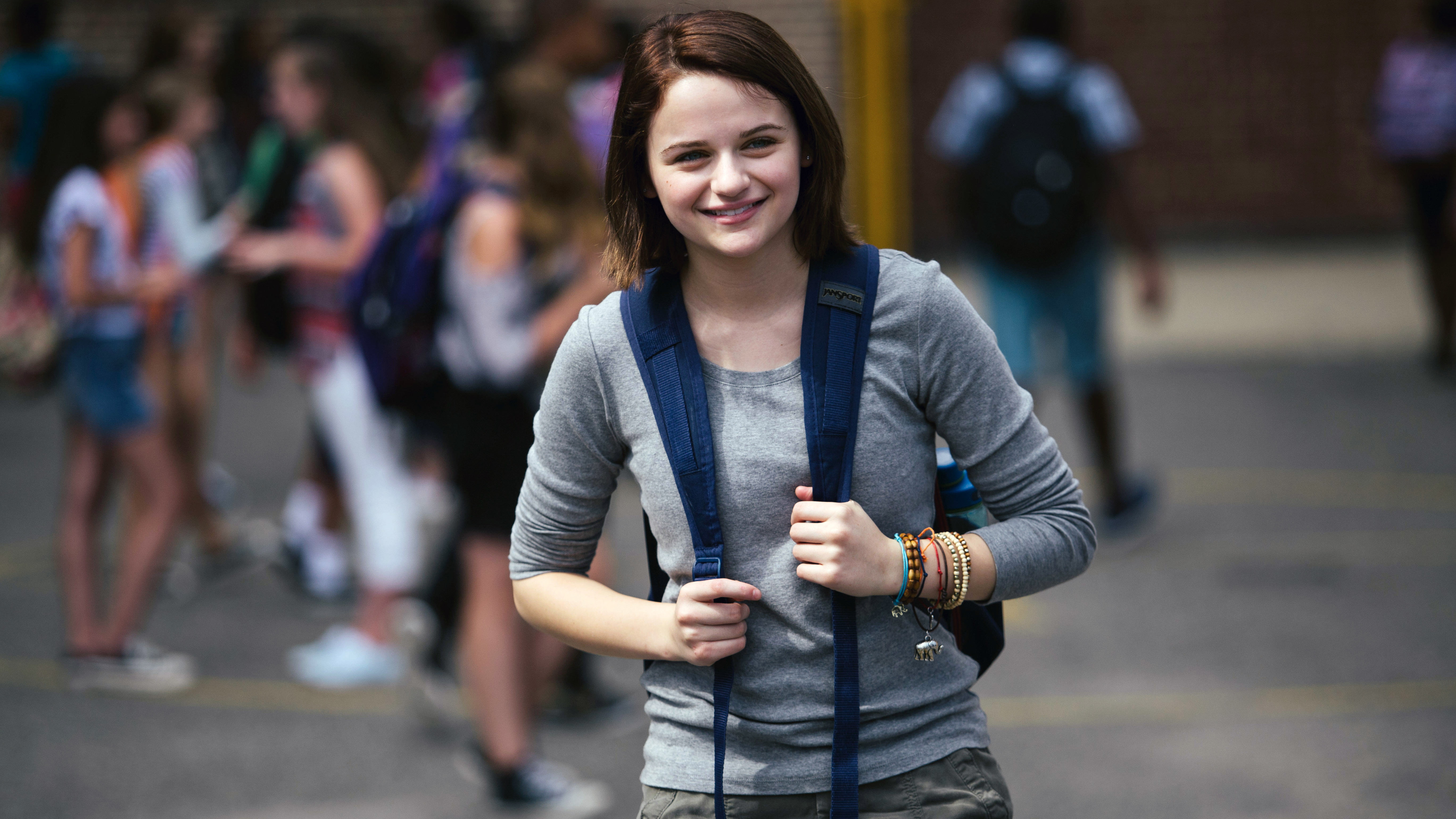 American actress Joey King smiling young adult front view 2k 4k 5k