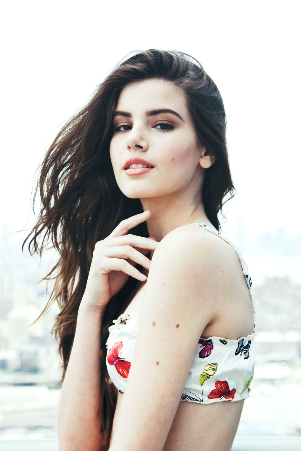 Camila Queiroz actress women long hair model beautiful woman