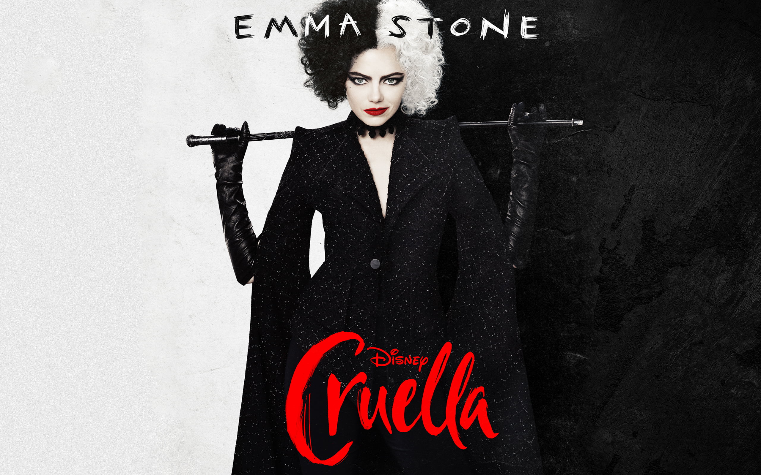 Emma Stone actress Cruella de Vil 2k
