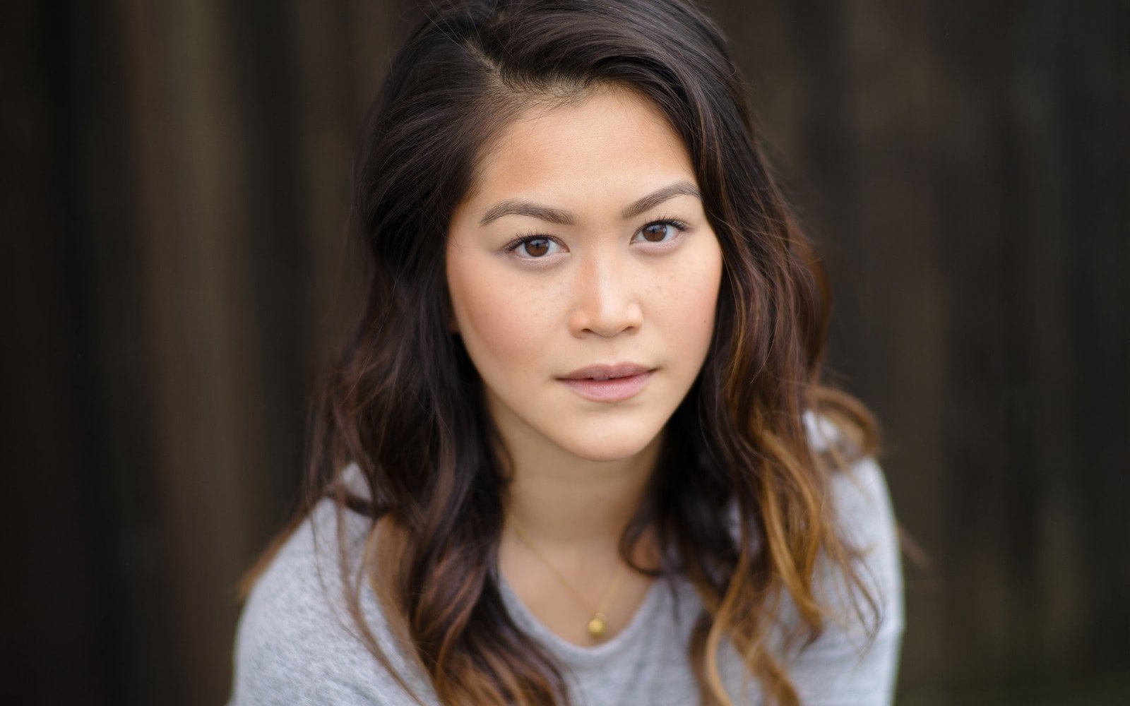 Dianne Doan women actress brunette face long hair