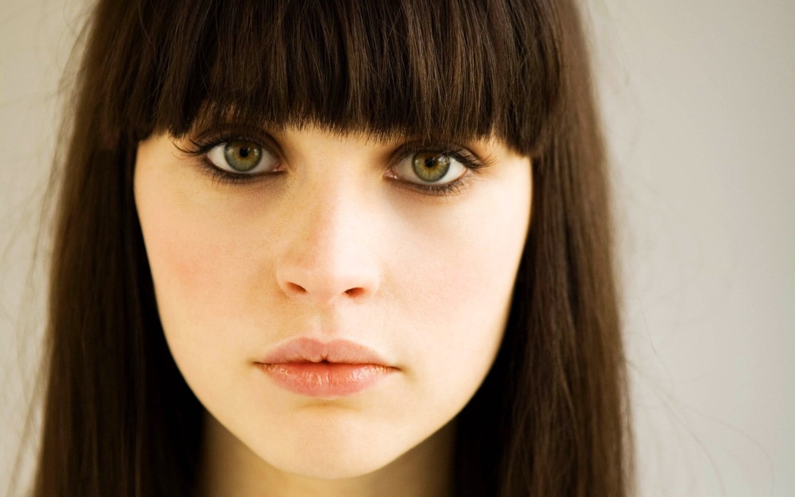 Felicity Jones actress women green eyes portrait headshot