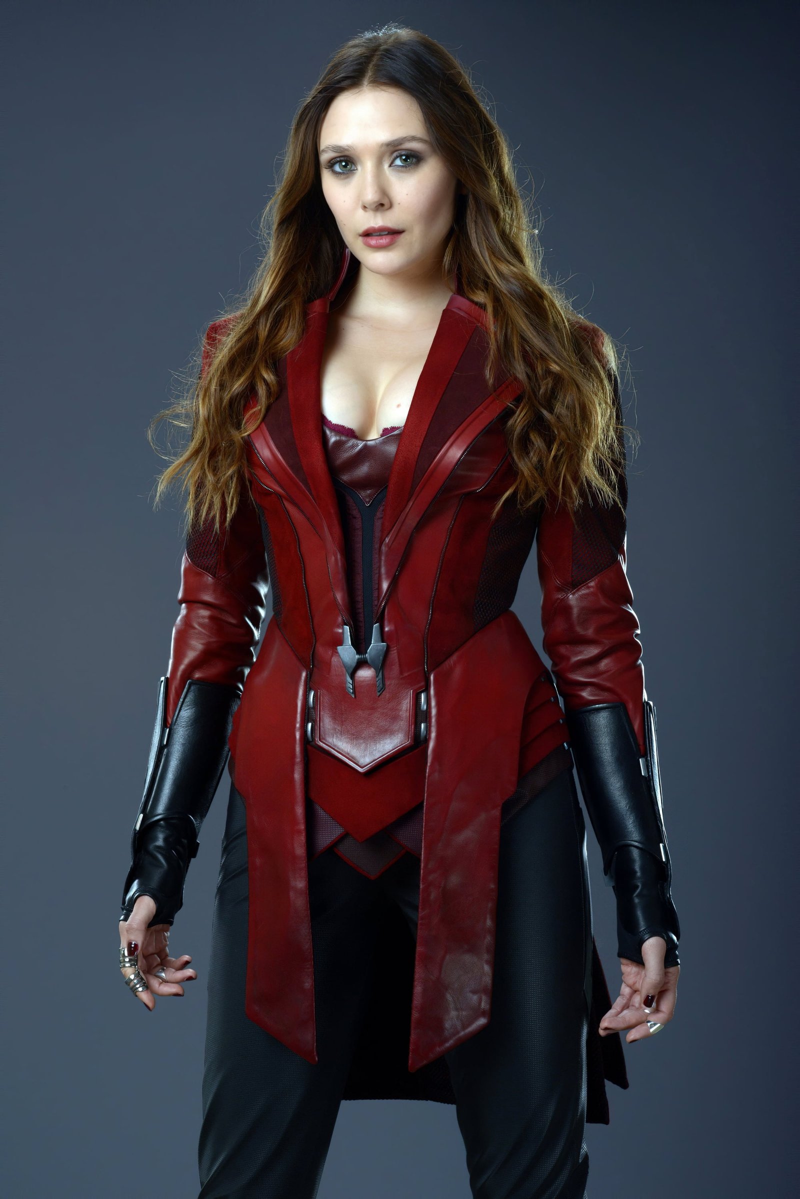 Elizabeth Olsen women actress brunette dark hair long 2k
