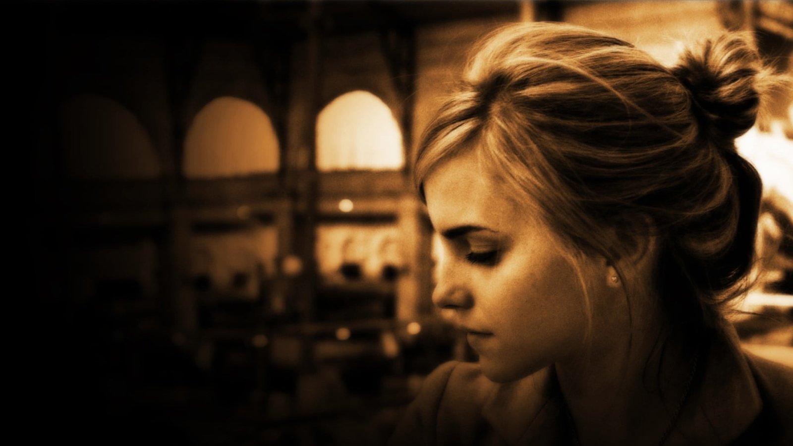 Emma Watson women actress celebrity profile headshot portrait