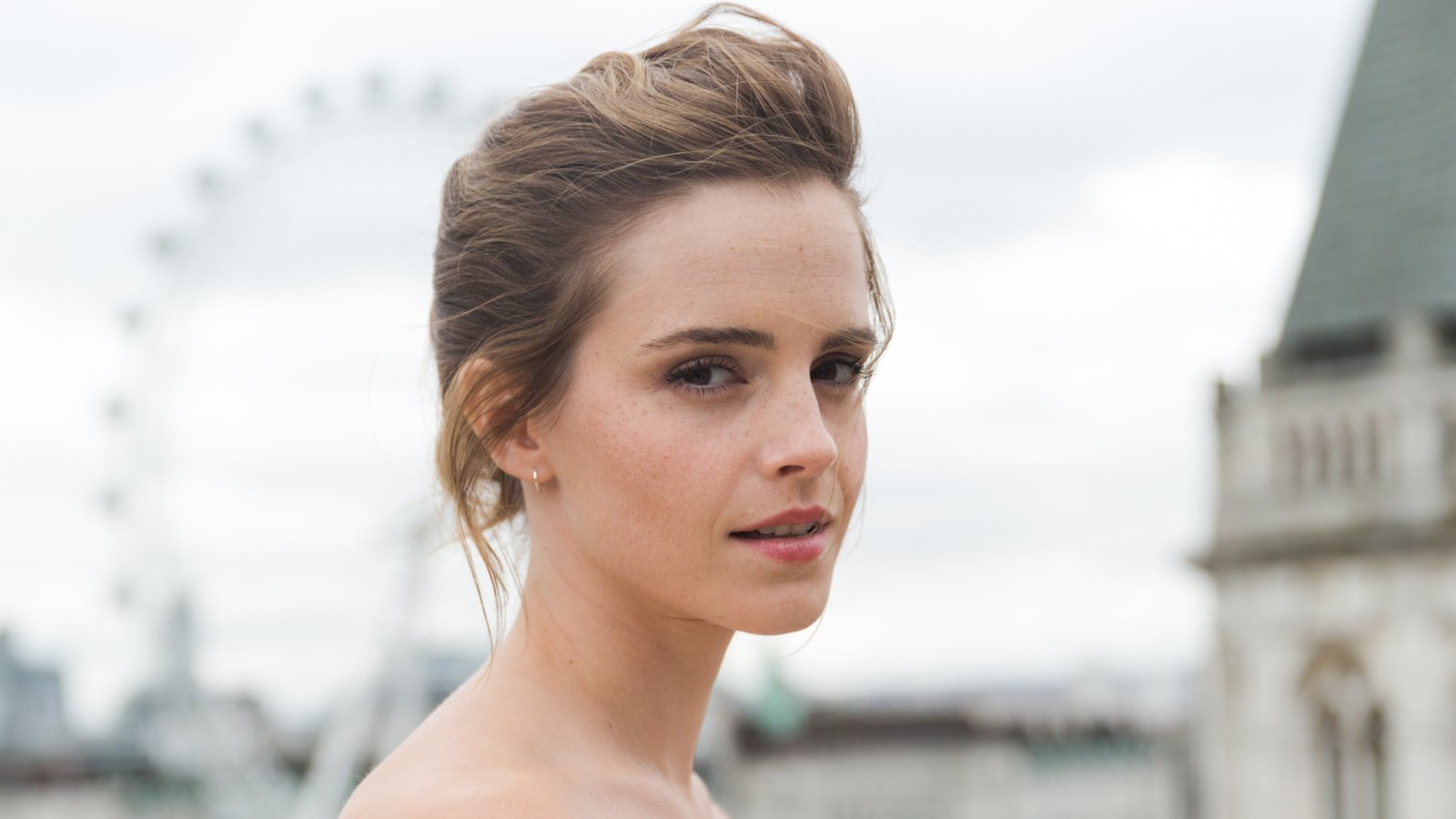 Emma Watson women celebrity actress people portrait headshot 2k