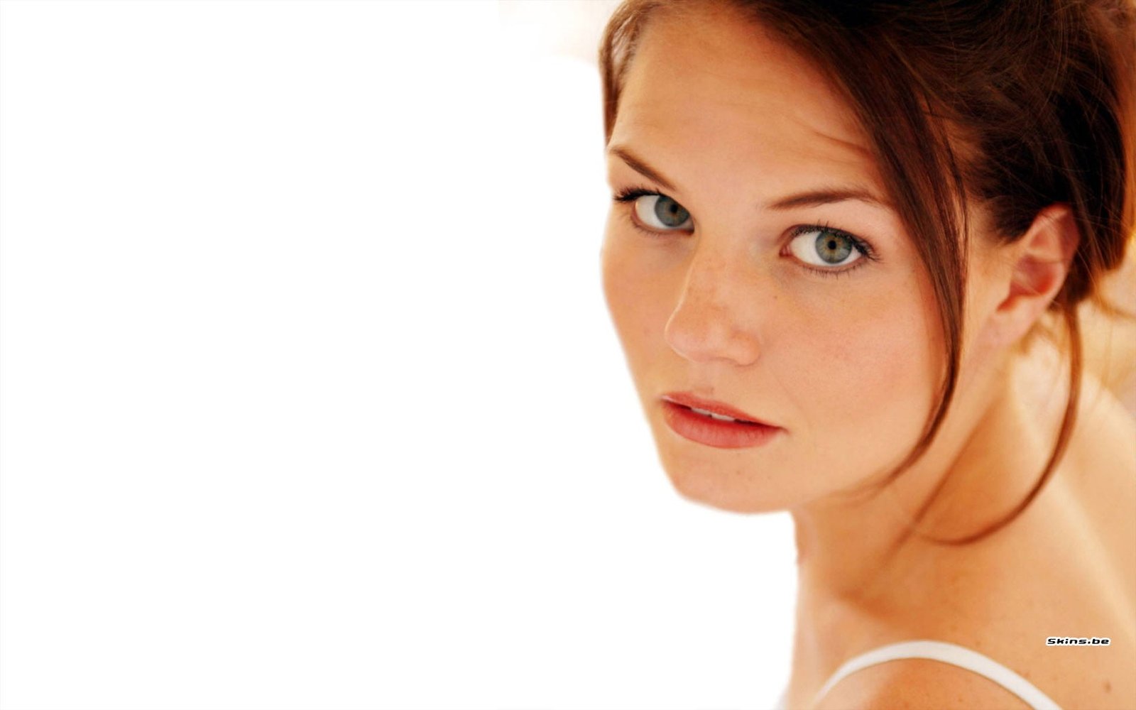 Jennifer Morrison women actress face blue eyes brunette