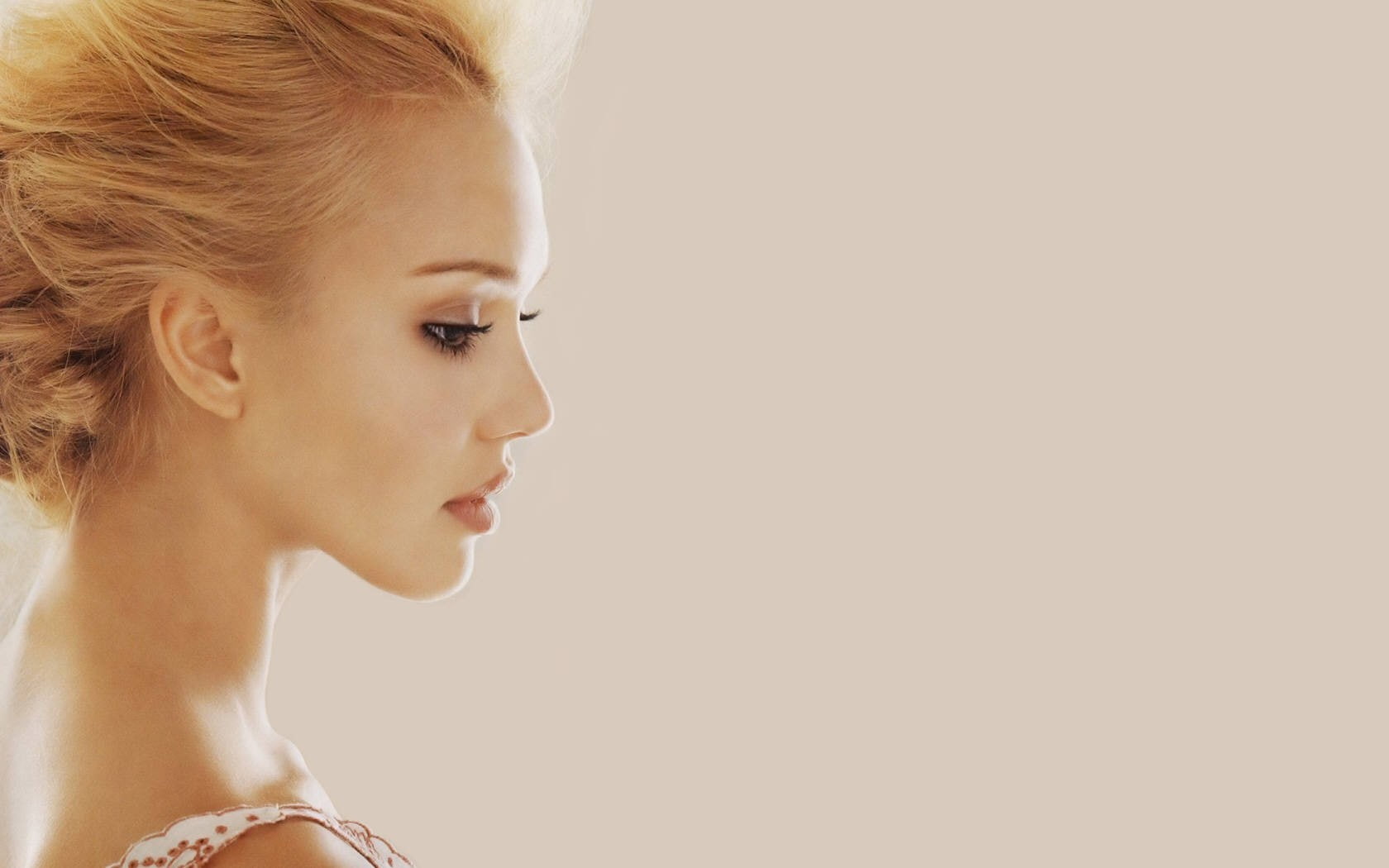 Jessica Alba face women actress portrait profile celebrity 22