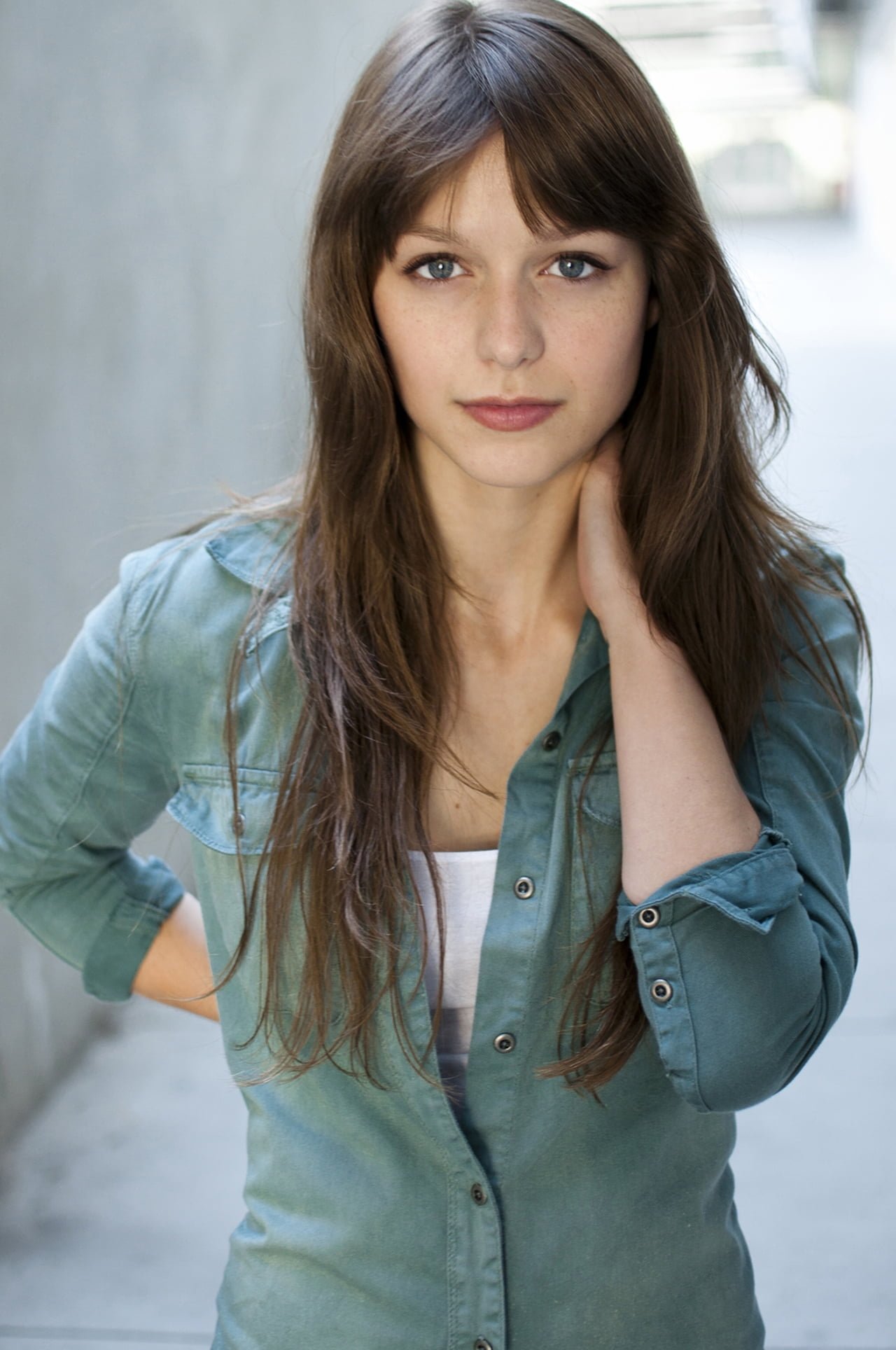 Melissa Benoist actress women portrait one person young adult
