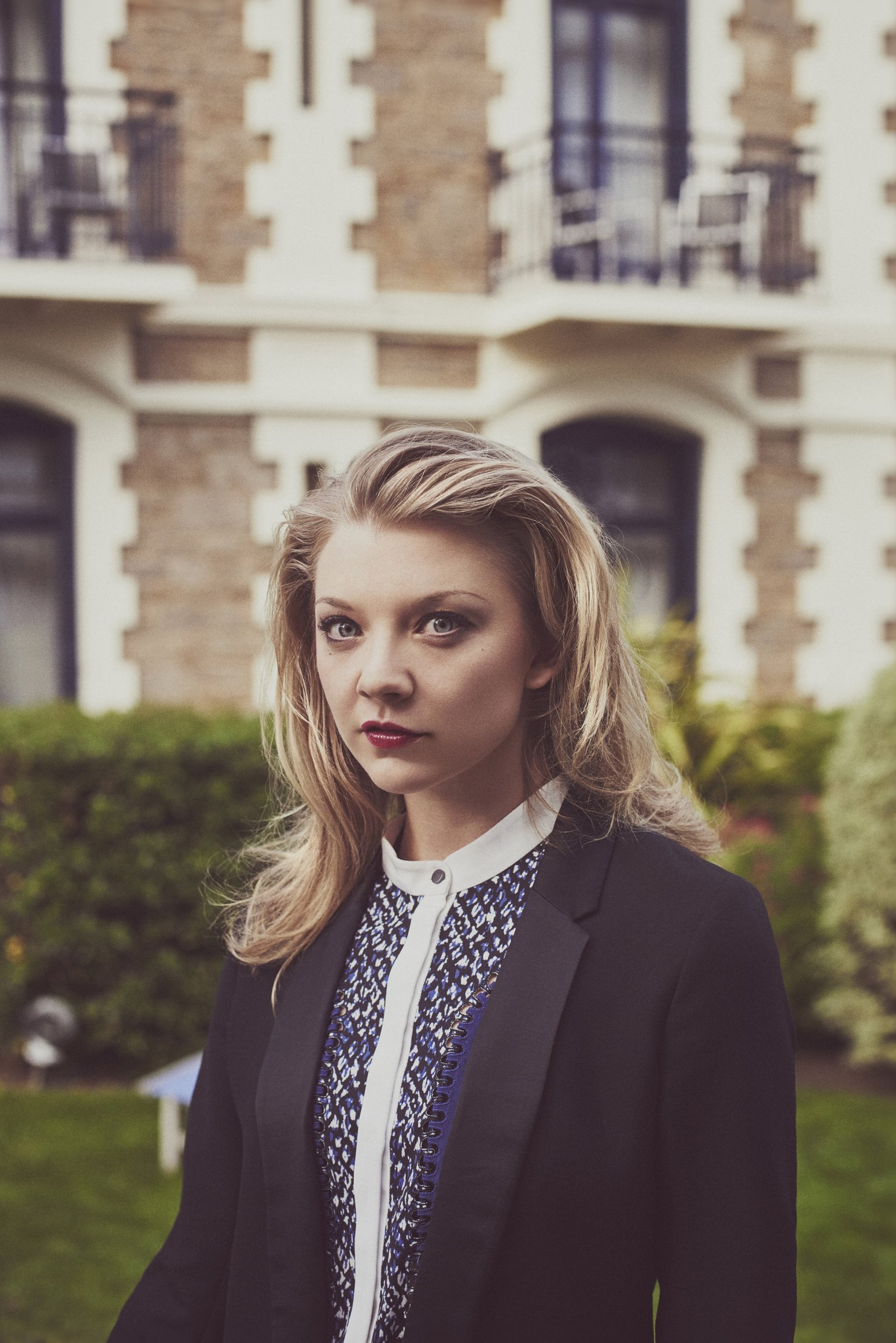 Natalie Dormer actress blonde women blue eyes 2k