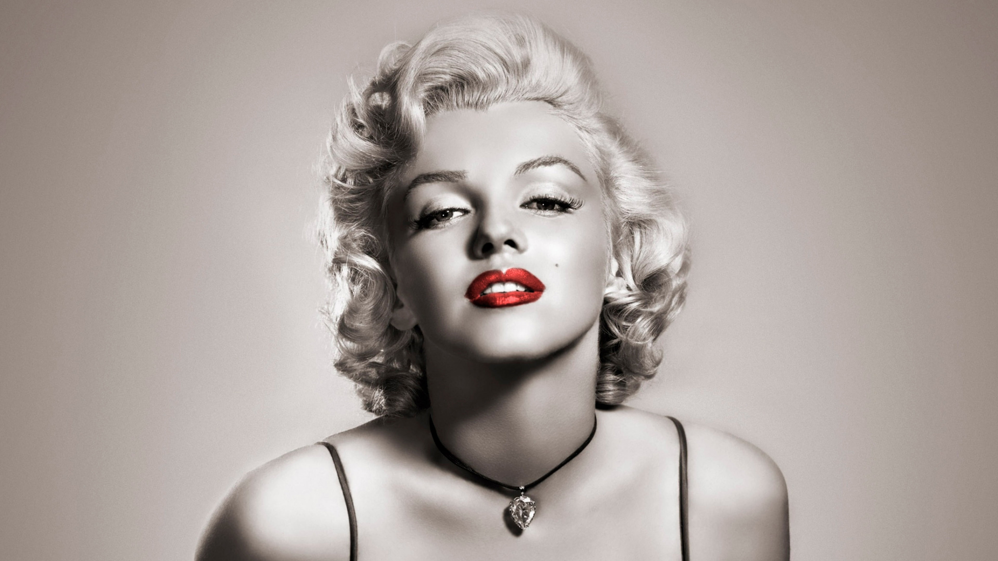 Marilyn Monroe Red Lips actress model celebrity star hollywood 2k