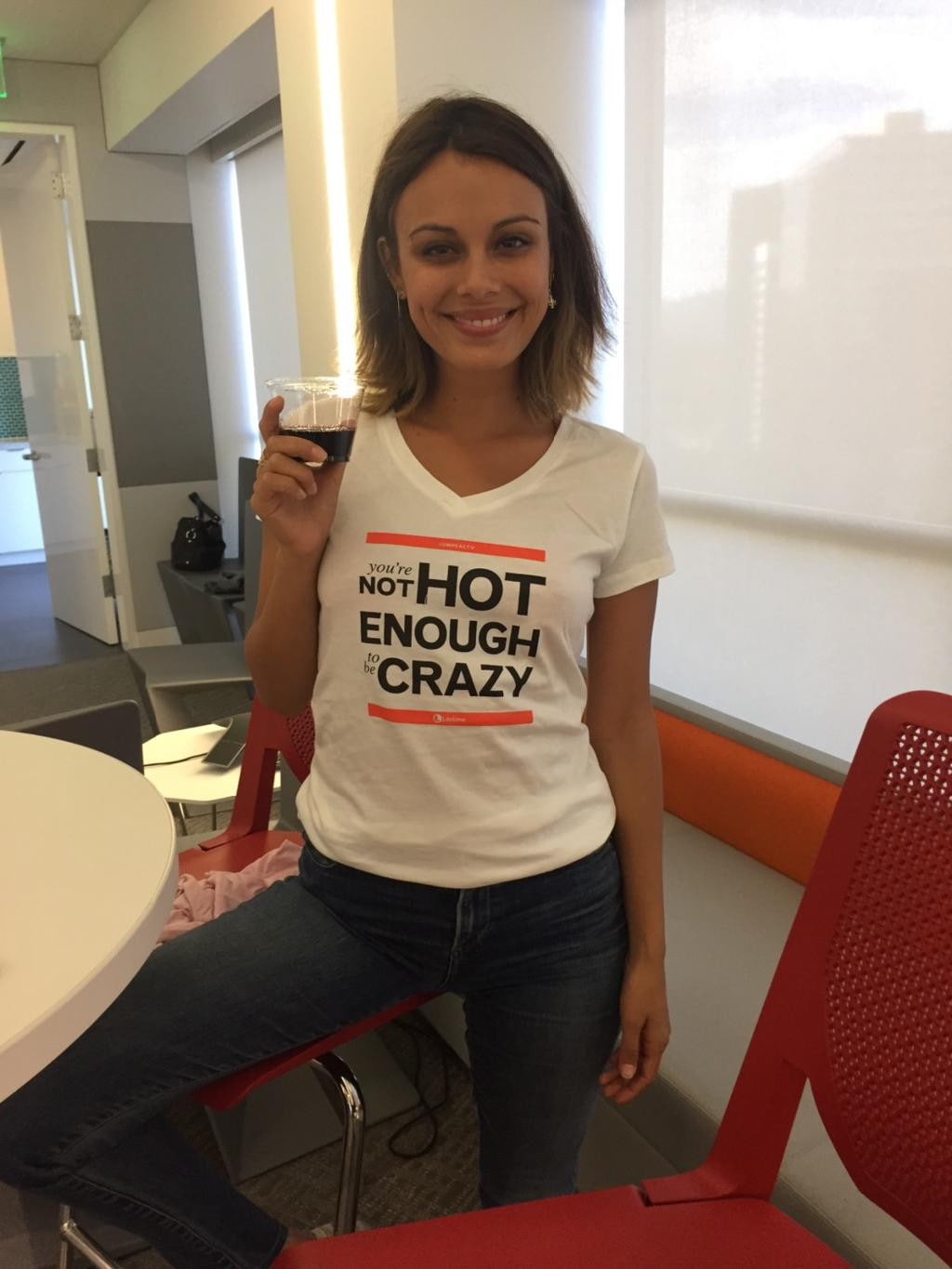 Nathalie Kelley model actress women looking at camera smiling