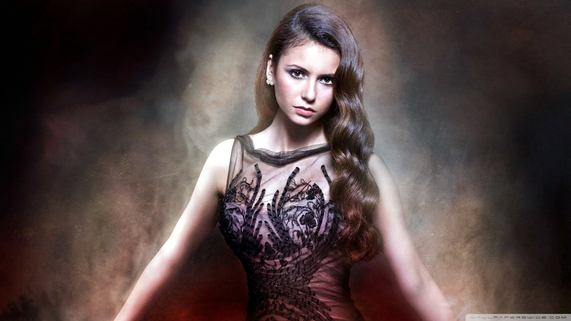 Nina Dobrev women actress brunette The Vampire Diaries