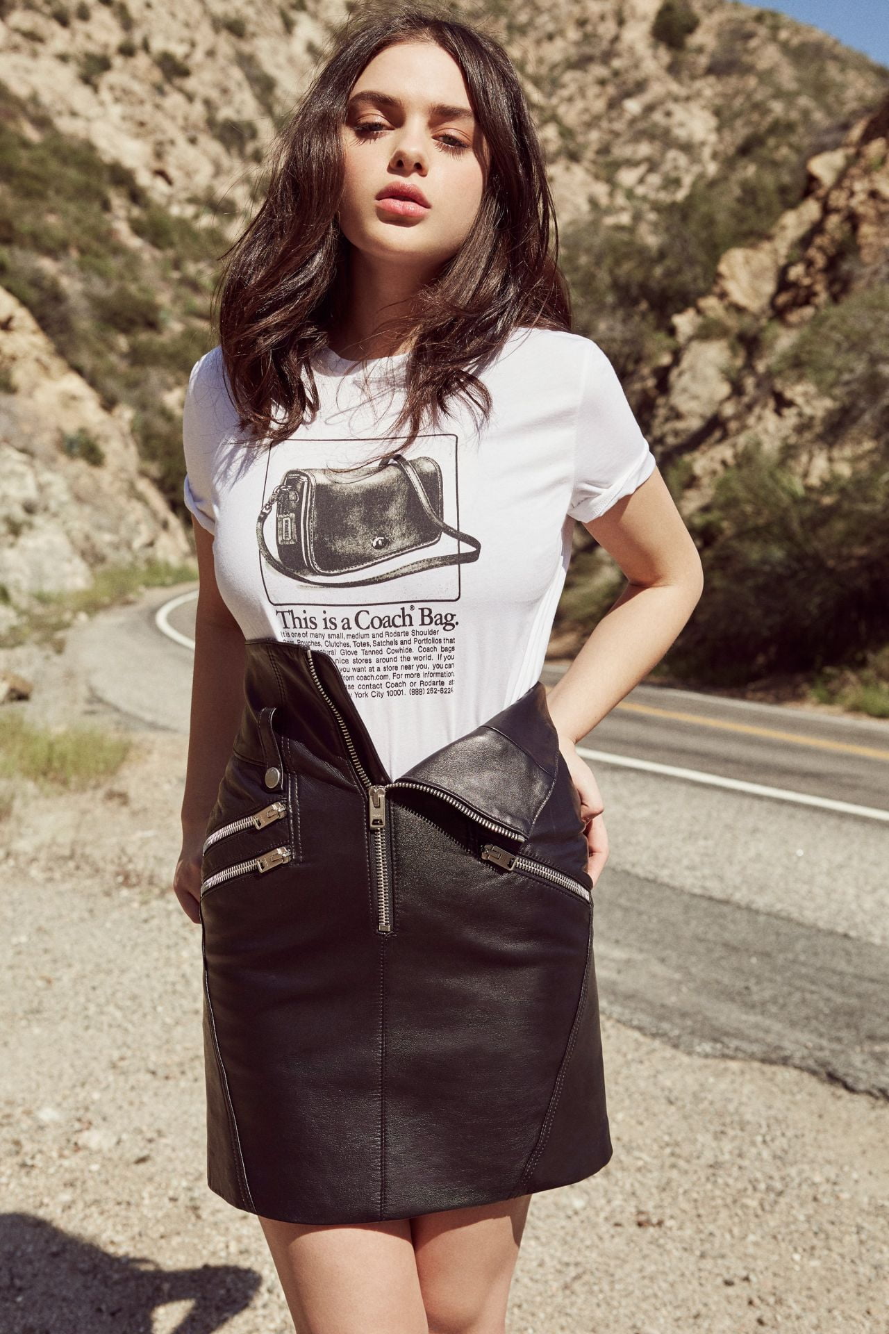 Odeya Rush women model actress brunette dark hair Israeli