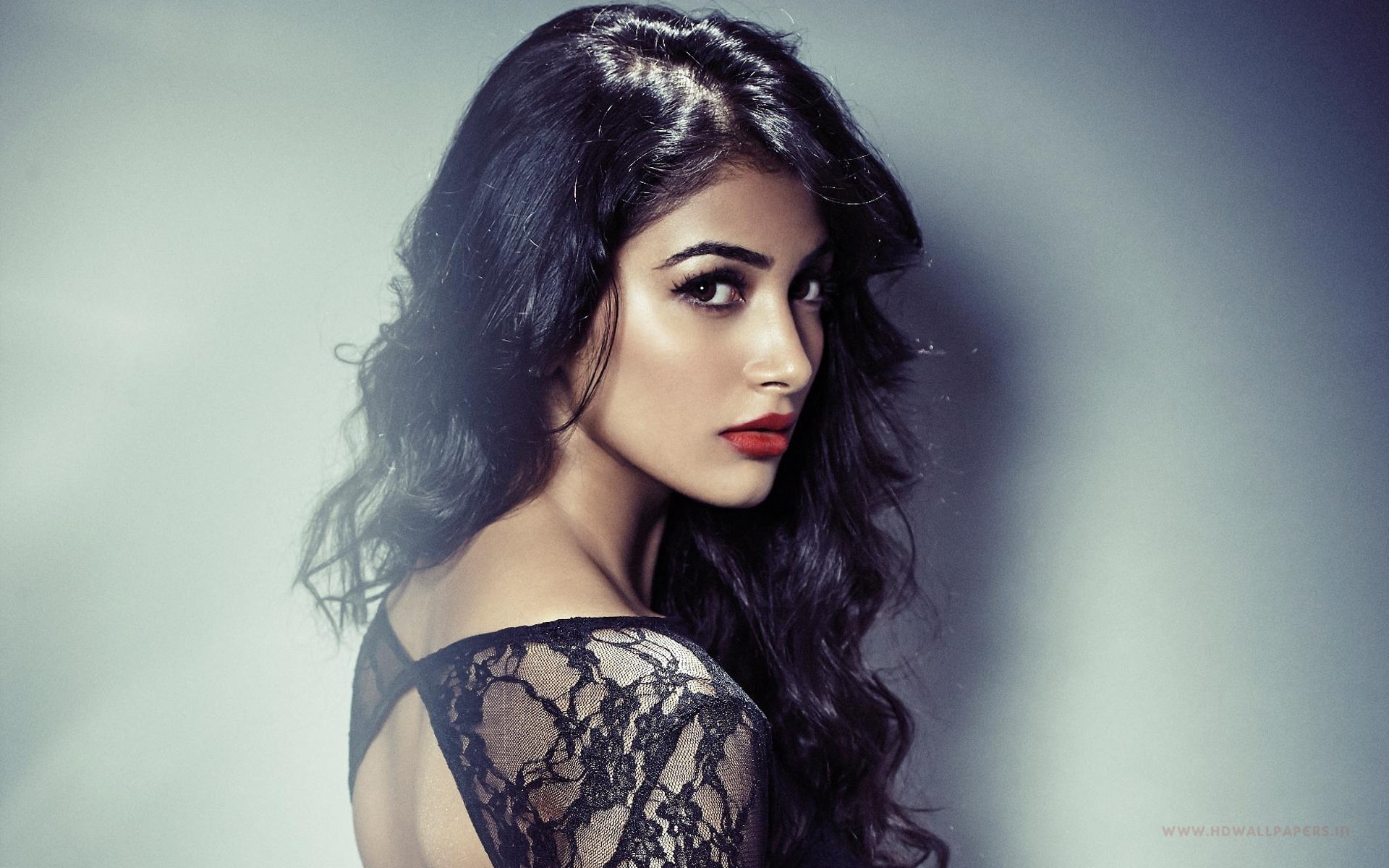 Pooja Hegde Indian Actress young adult long hair portrait