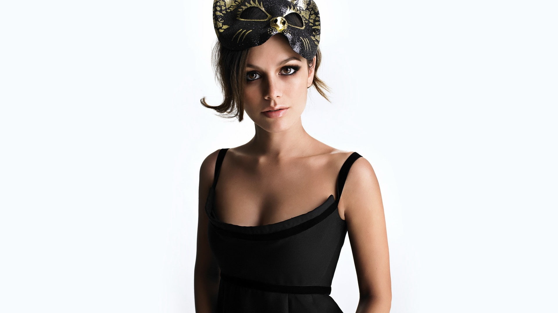 Rachel Bilson actress women celebrity simple background