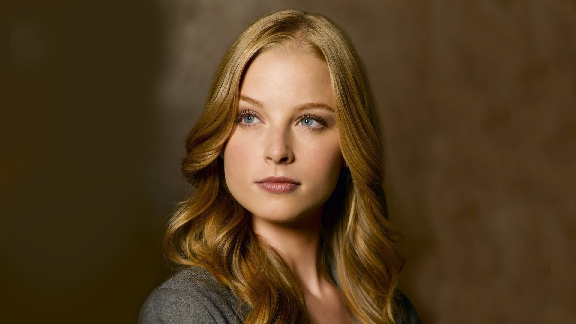 Rachel Nichols women actress blonde blue eyes portrait