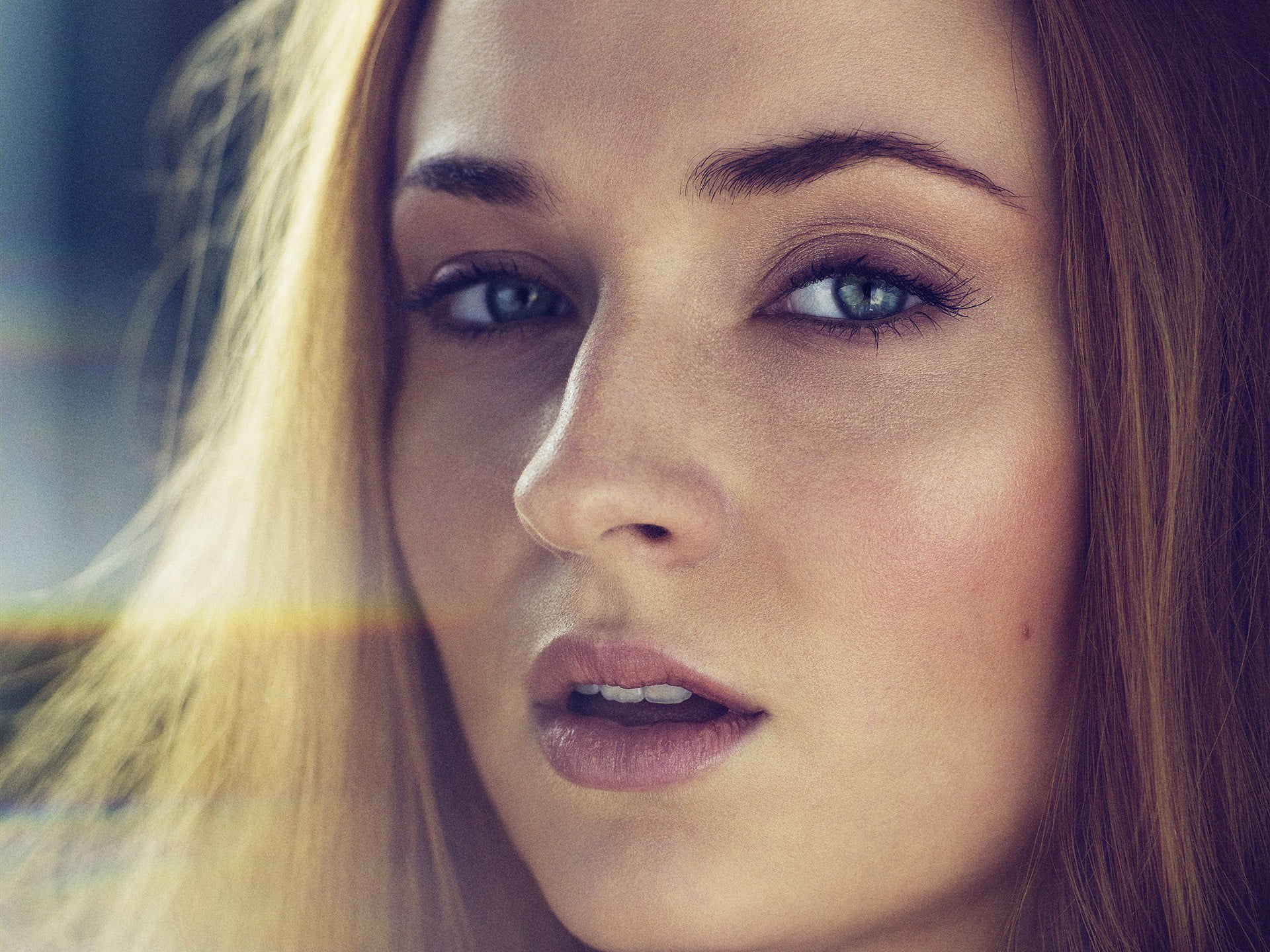 Sophie Turner celebrity actress face women portrait display