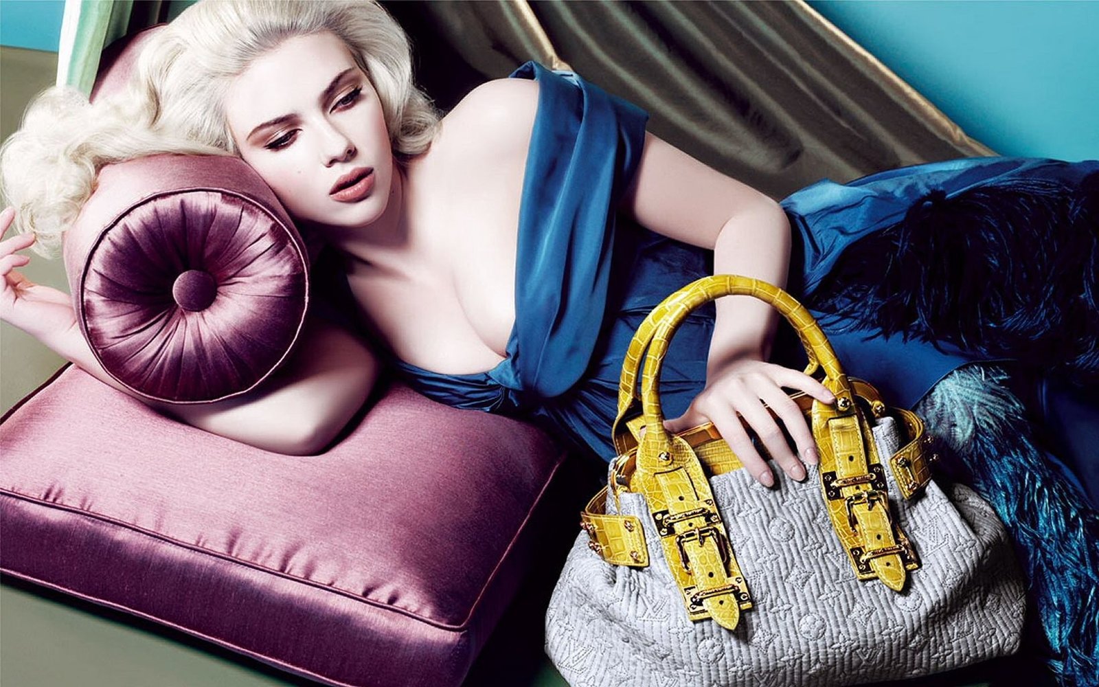 Scarlett Johansson actress women blonde face celebrity