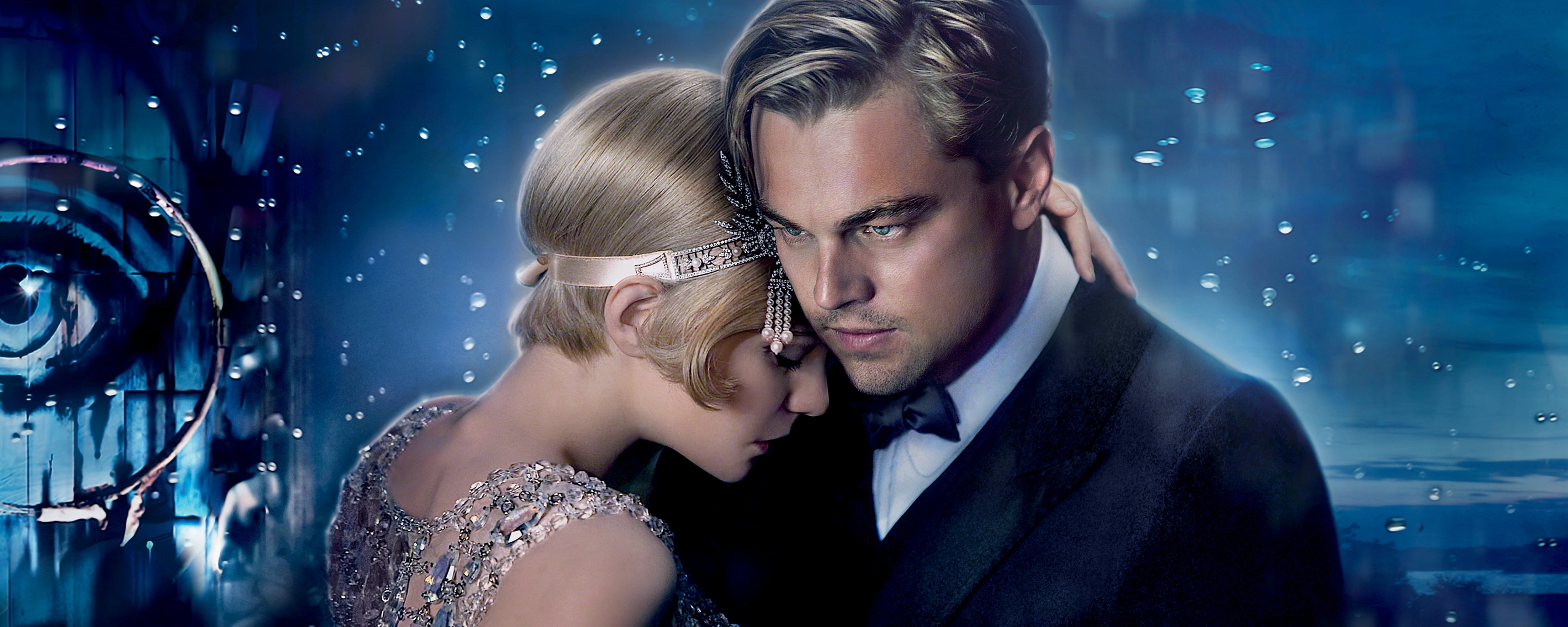 The Great Gatsby poster movie blonde man Leonardo DiCaprio 2k 4k 5k