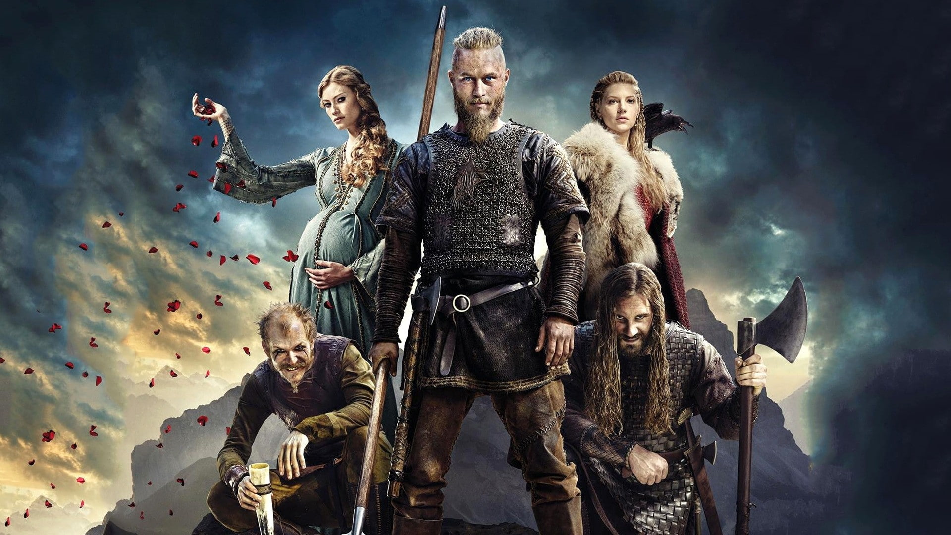 Vikings TV series Travis Fimmel blonde Lagertha Lothbrok