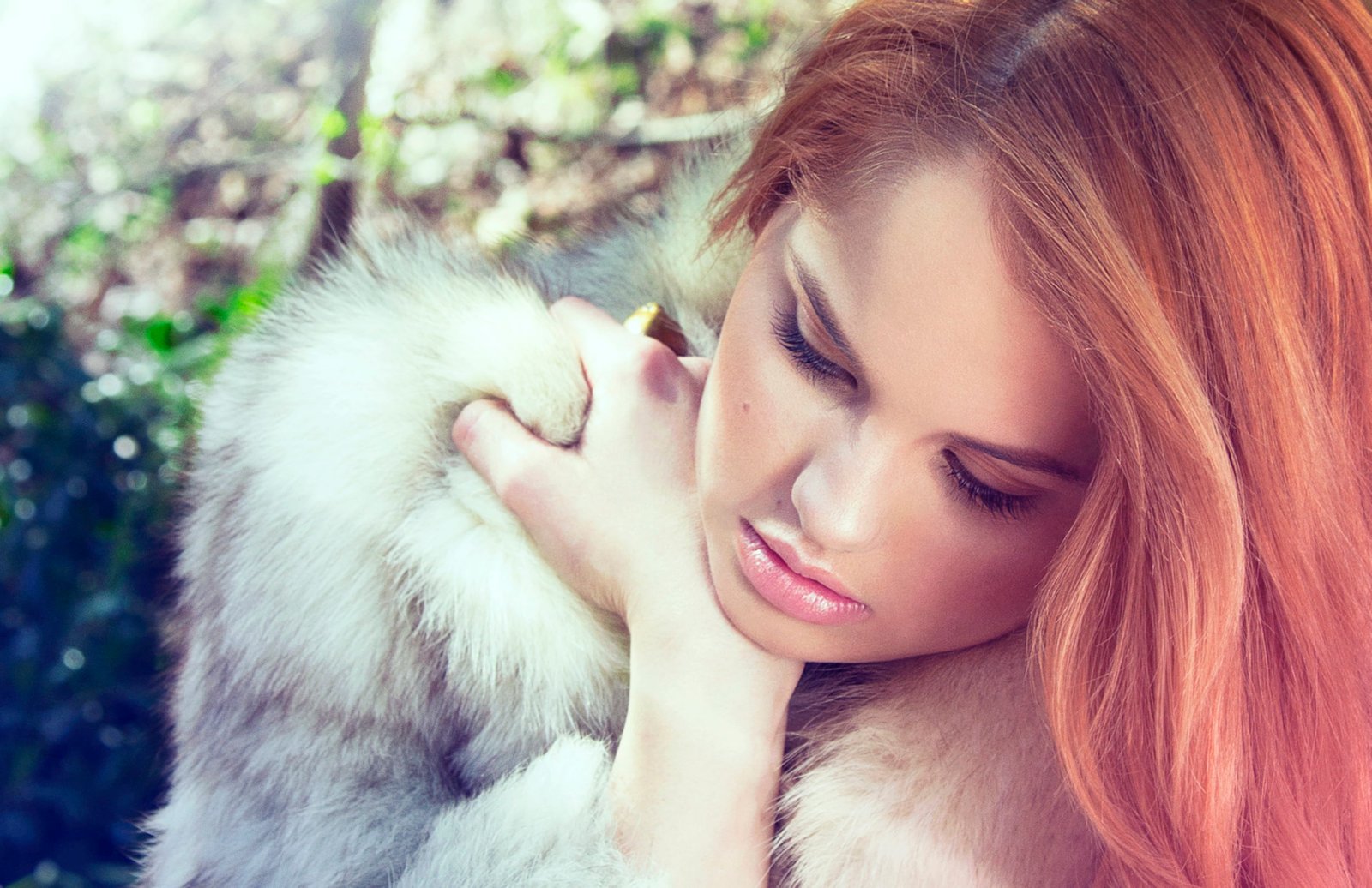 women actress redhead long hair Debby Ryan singer closed eyes 2k