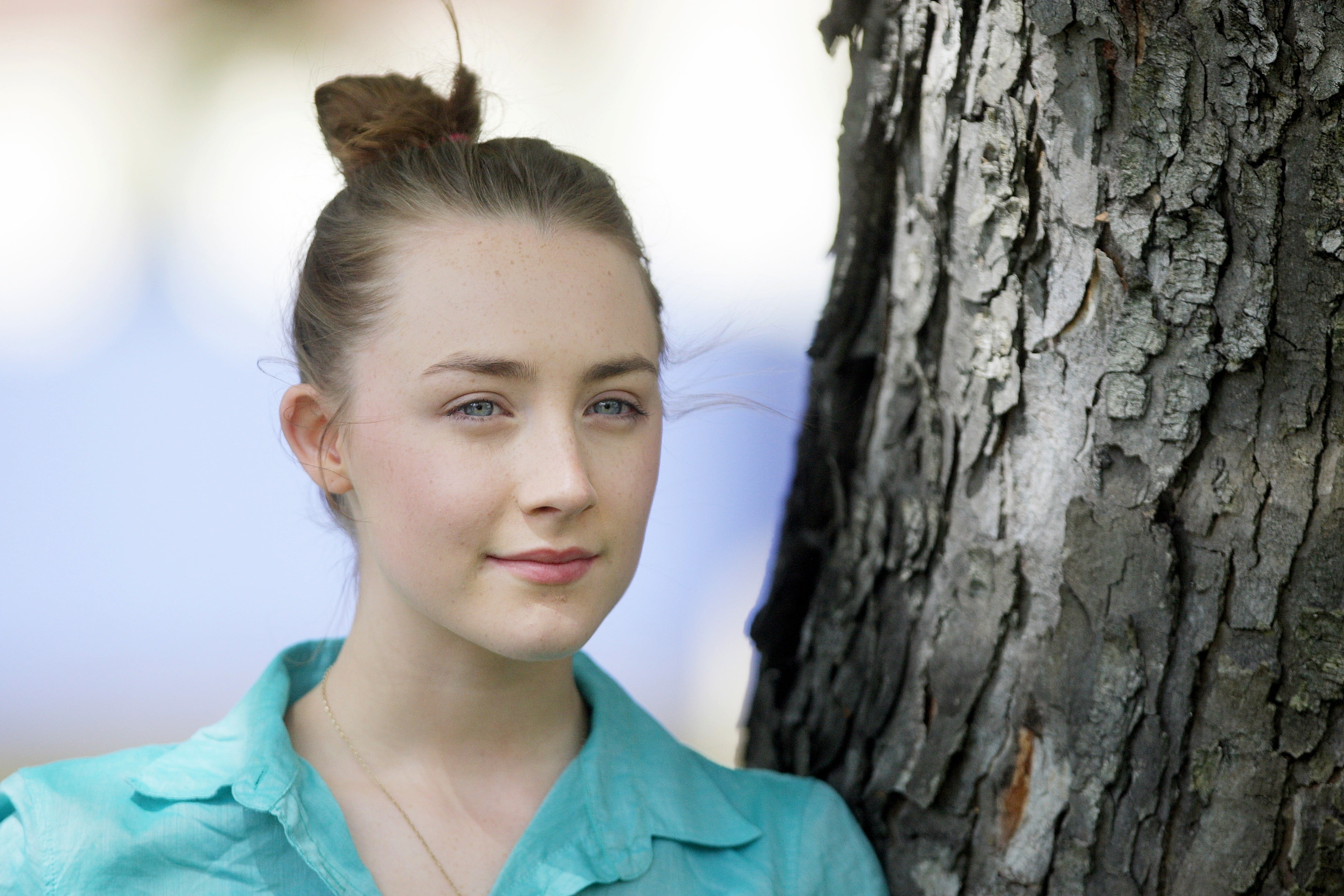 women celebrity Saoirse Ronan actress portrait one person 2k