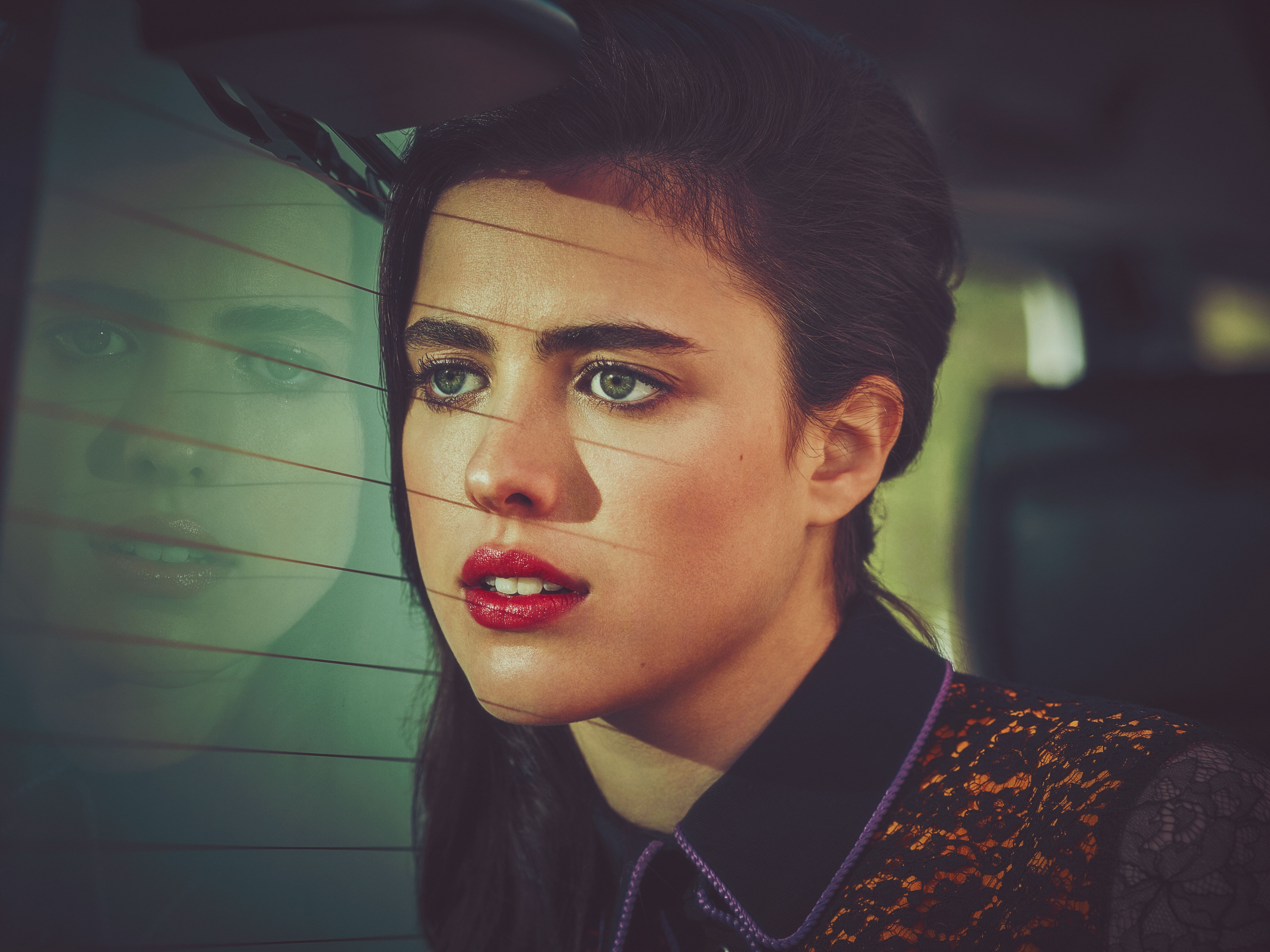 women guy aroch Margaret Qualley celebrity actress brunette 2k 4k 5k