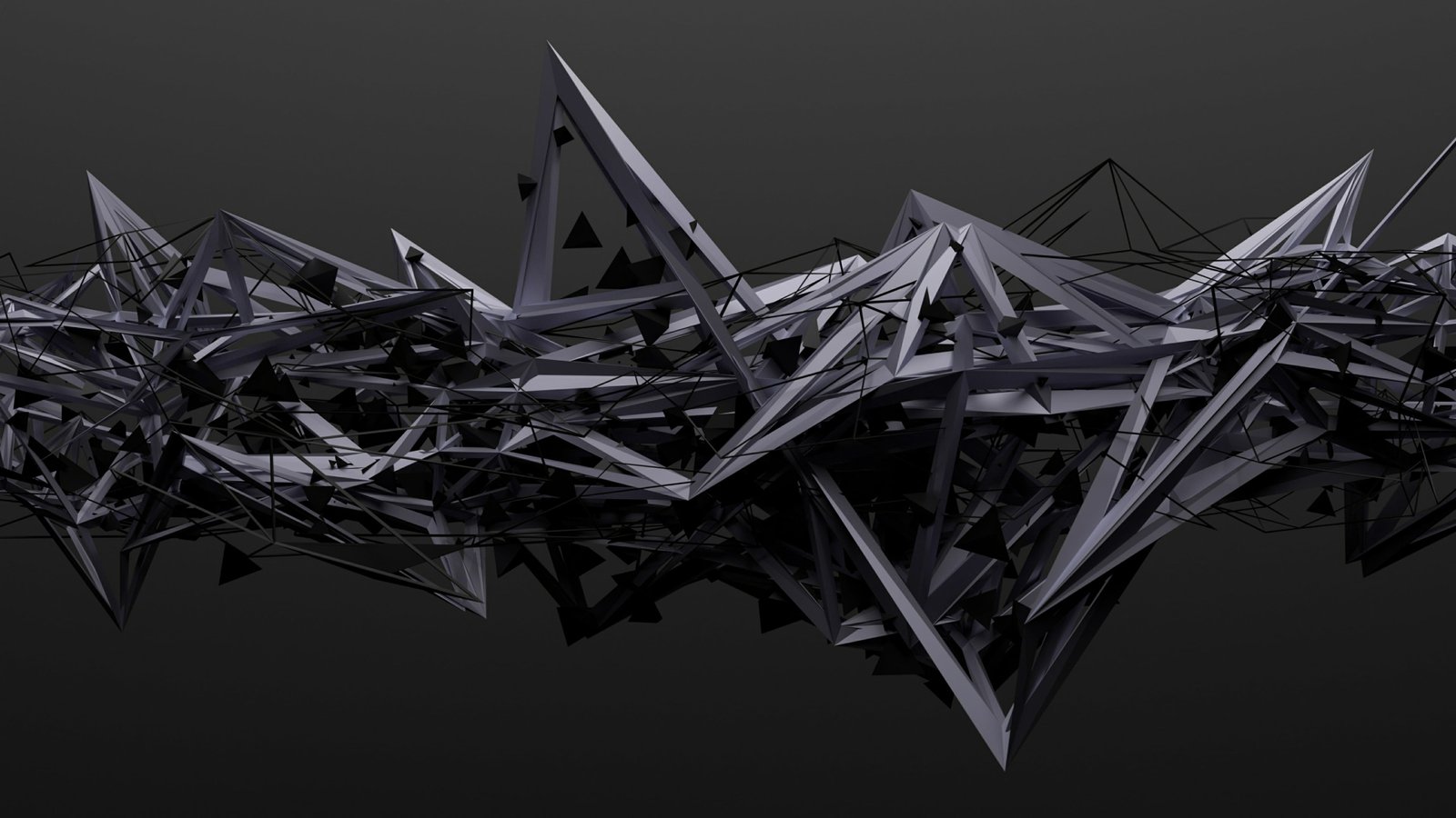 abstract art darkness graphics angle black and white 2k 4k
