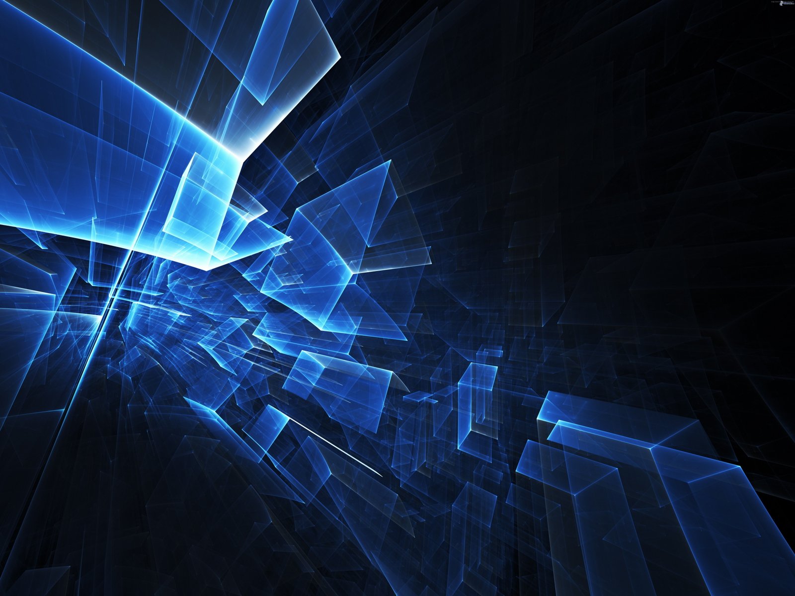 orange polygon background blue green cube 2k 4k 5k 8k