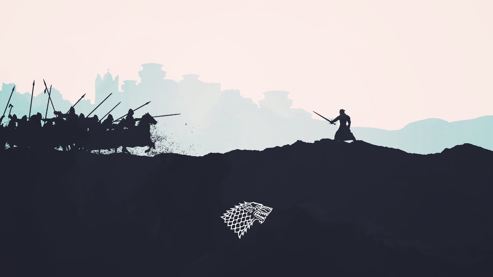 Game of Thrones Artwork Jon Snow Battle the Bastards 2k 4k 5k
