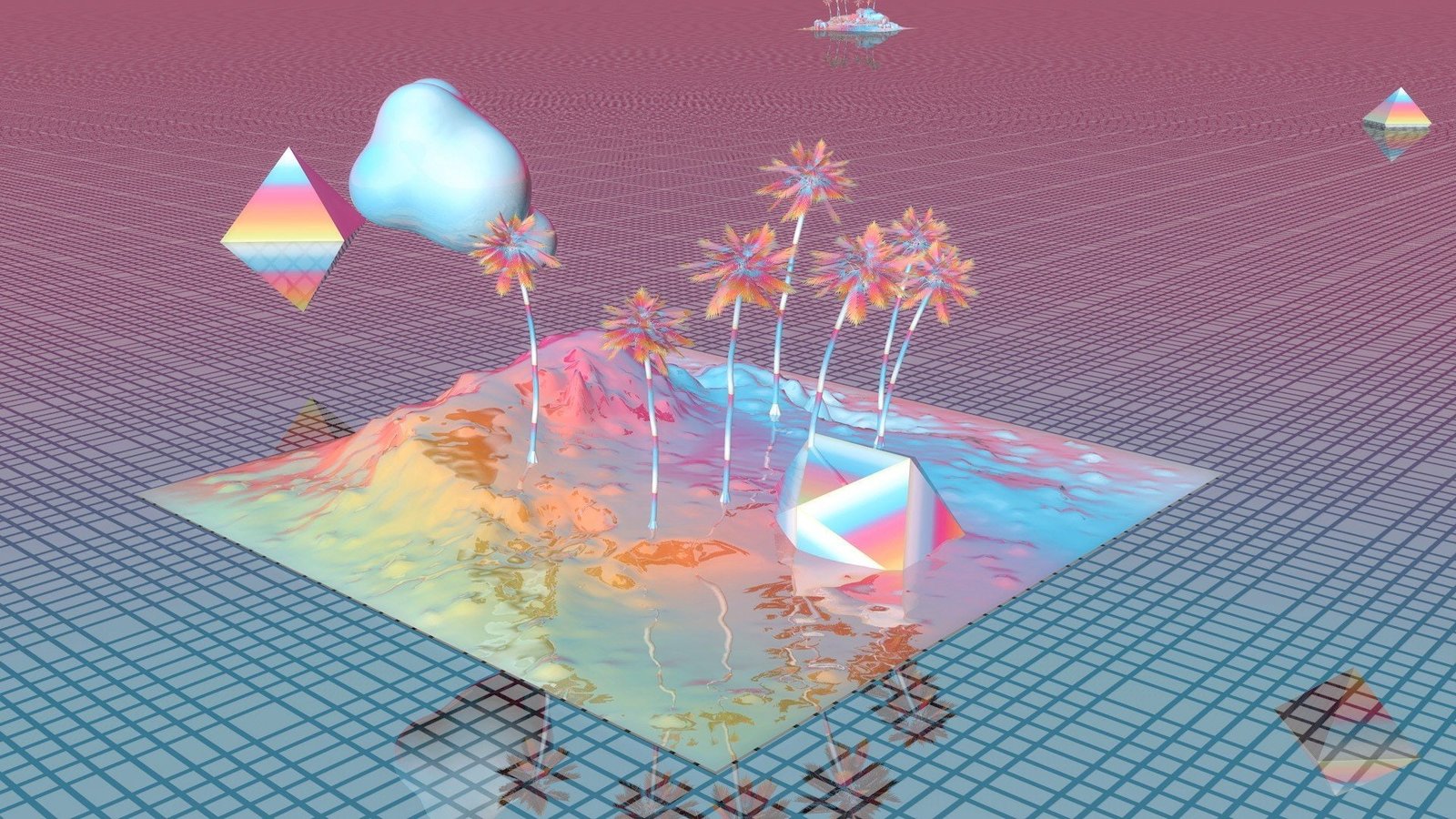 px Aesthetic vaporwave Nature Flowers HD Art no people 2k