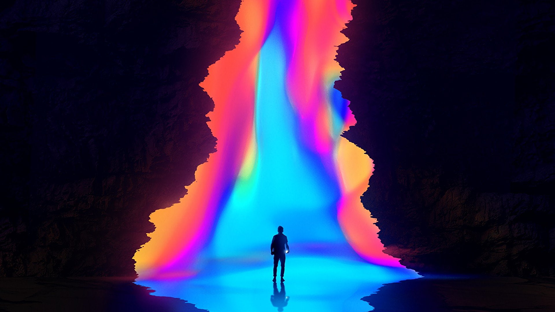 px digital art Graphic Design Portal Nature Water HD Art 2k