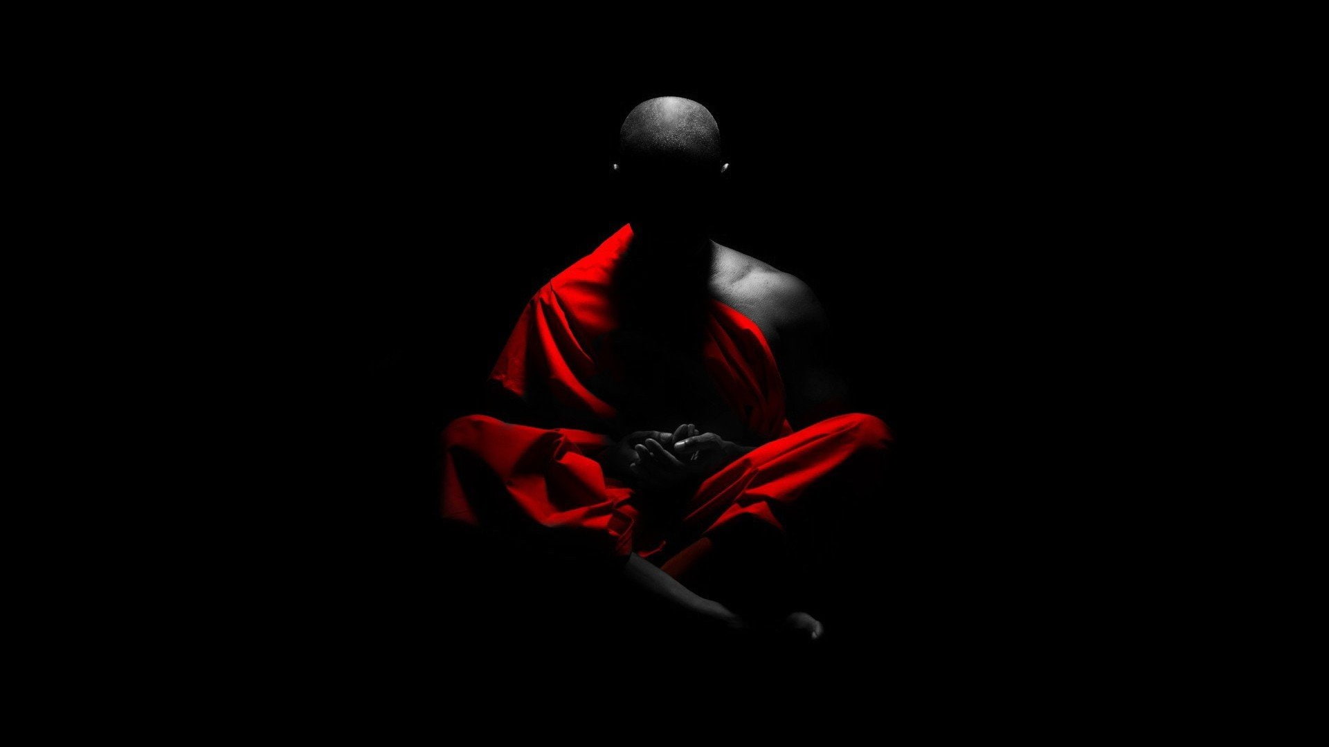 px Meditation Monk Selective Coloring Video Games Age of Conan HD Art 2k