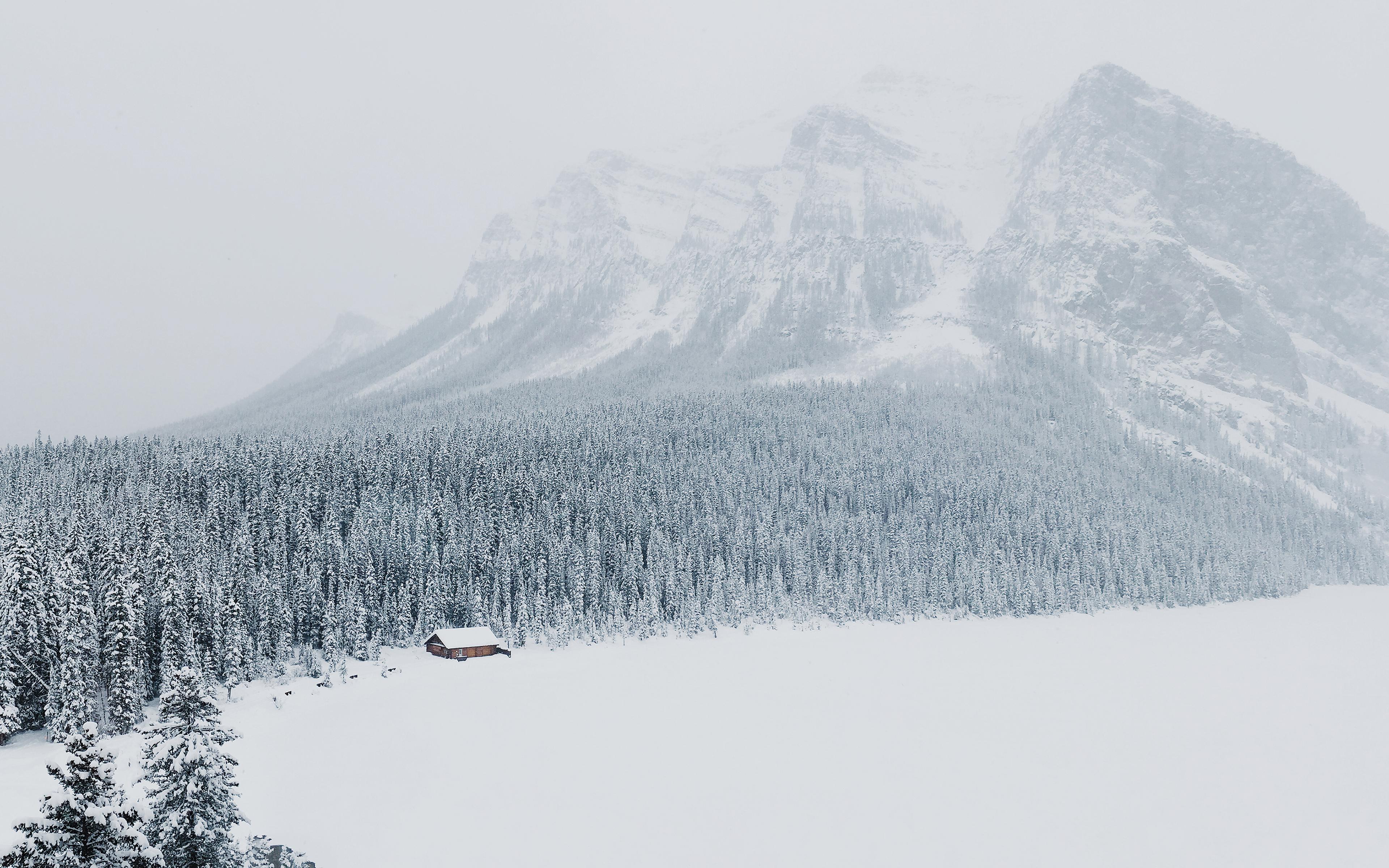 Winter in Lake Louise Alberta