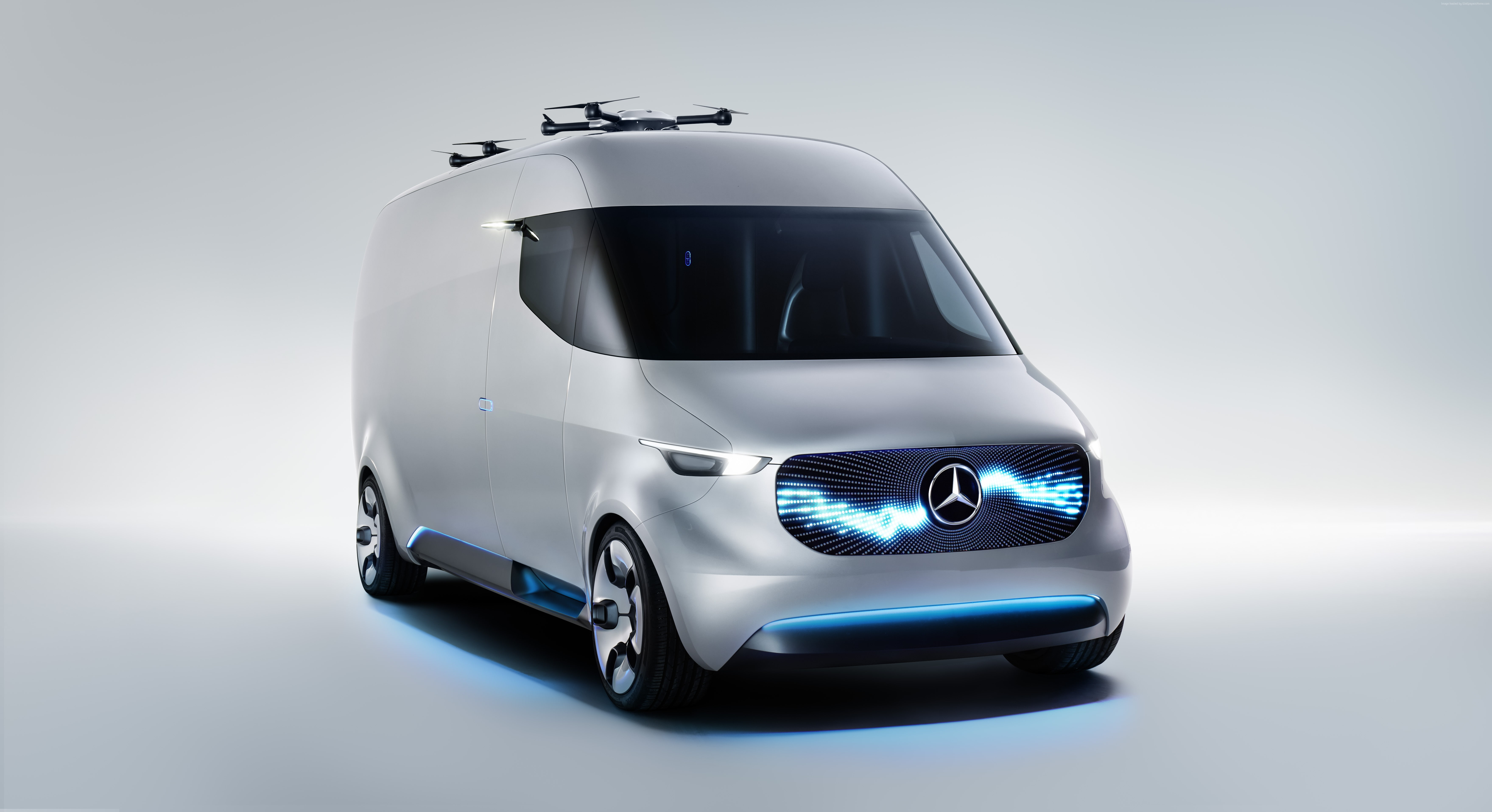 Mercedes Benz Sprinter Vision Van electric car 2k 4k 5k