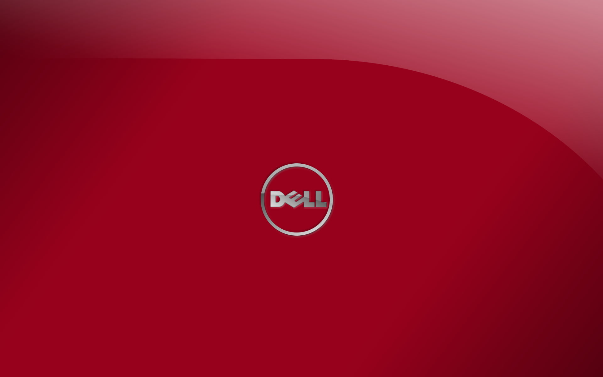 Dell Logo logo wallpaper Computers red background circle 2k