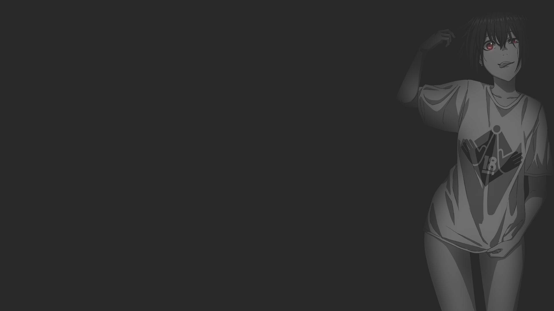 anime girls manga fan art illustration monochrome 2k