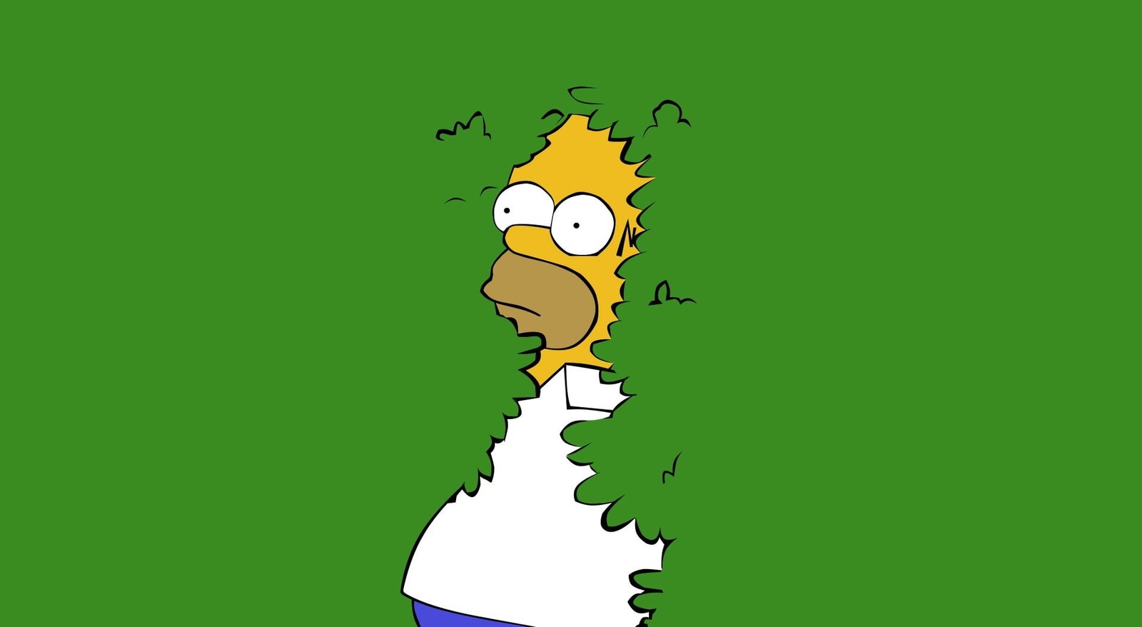 Homer Wall Simpson illustration Cartoons The Simpsons 2k