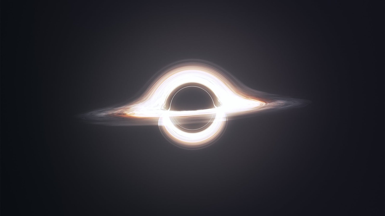 space black holes Interstellar movie illuminated background 2k