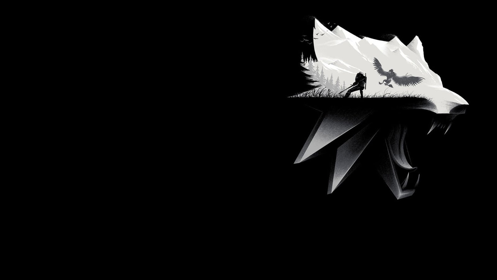 gray tiger digital wallpaper The Witcher 3 Wild Hunt Geralt of Rivia 2k