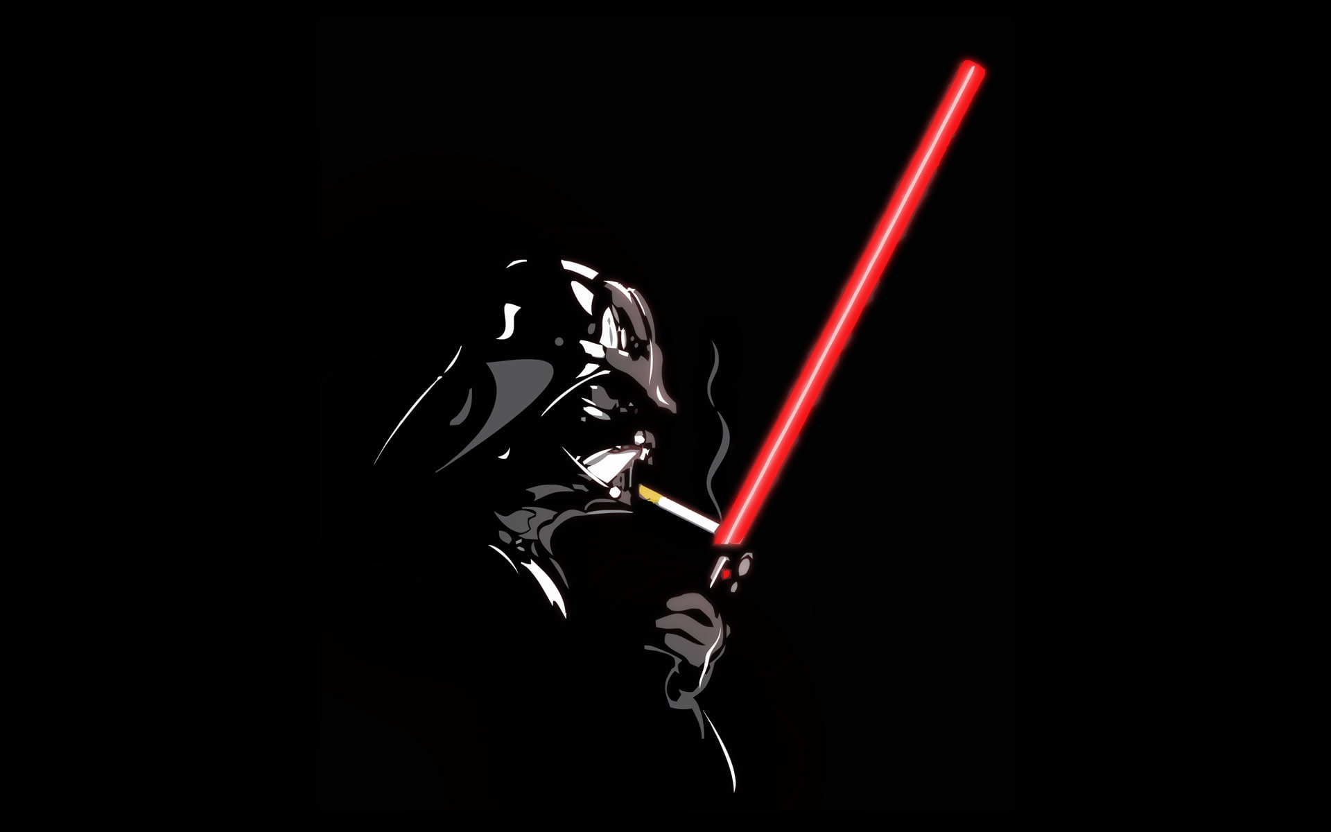 smoking star wars lightsabers darth vader cigarettes black background Video Games Star Wars HD Art 2k
