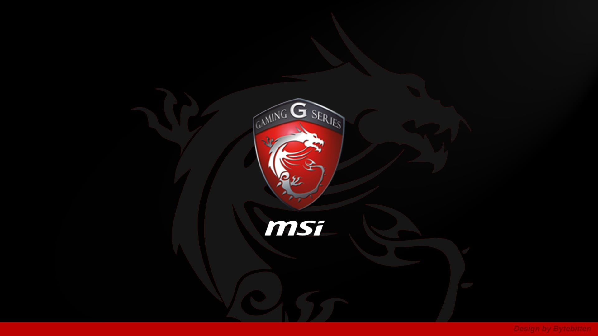 MSi logo dragon army vector illustration insignia black Color 2k