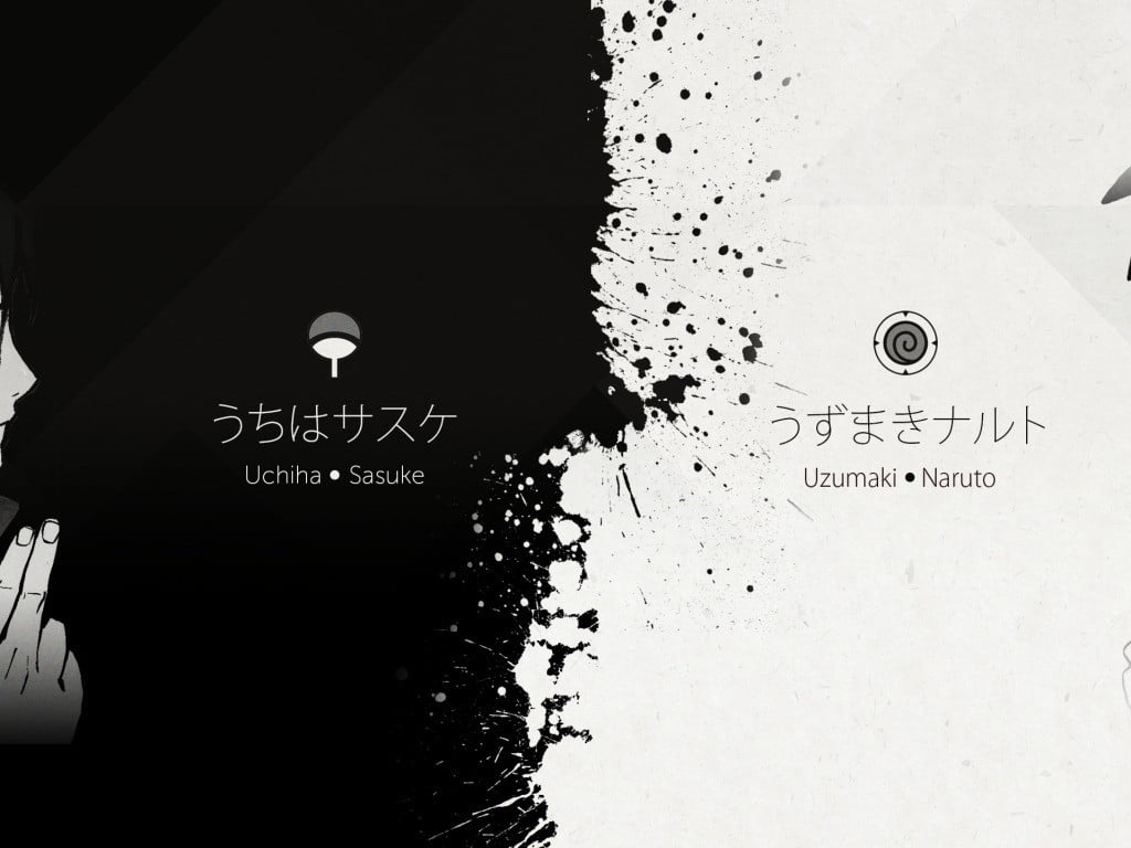 Uzumaki and Uchiha Clan crest Naruto Shippuuden