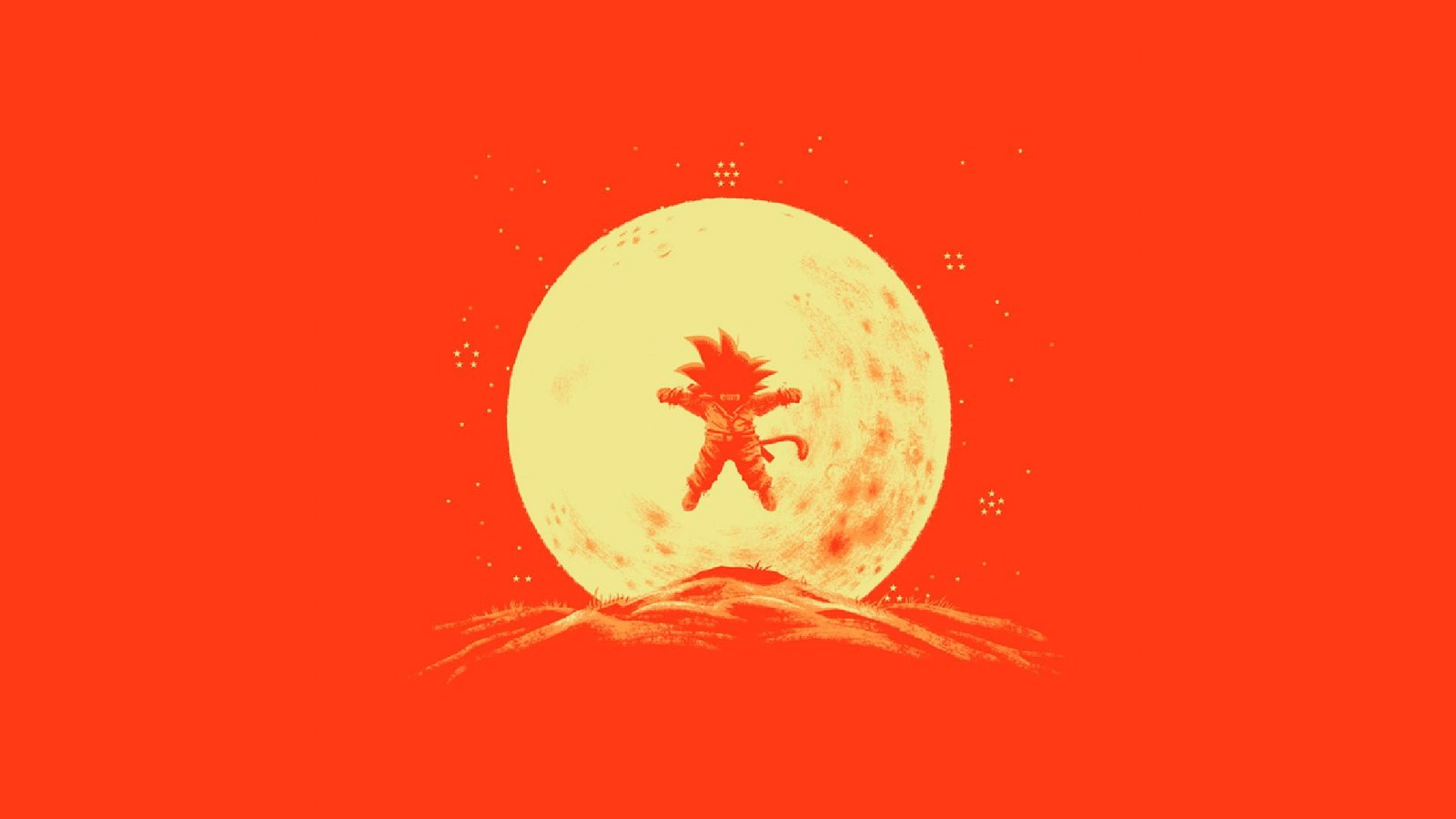 Dragon Ball wallpaper Z Son Goku moonlight Kid 2k