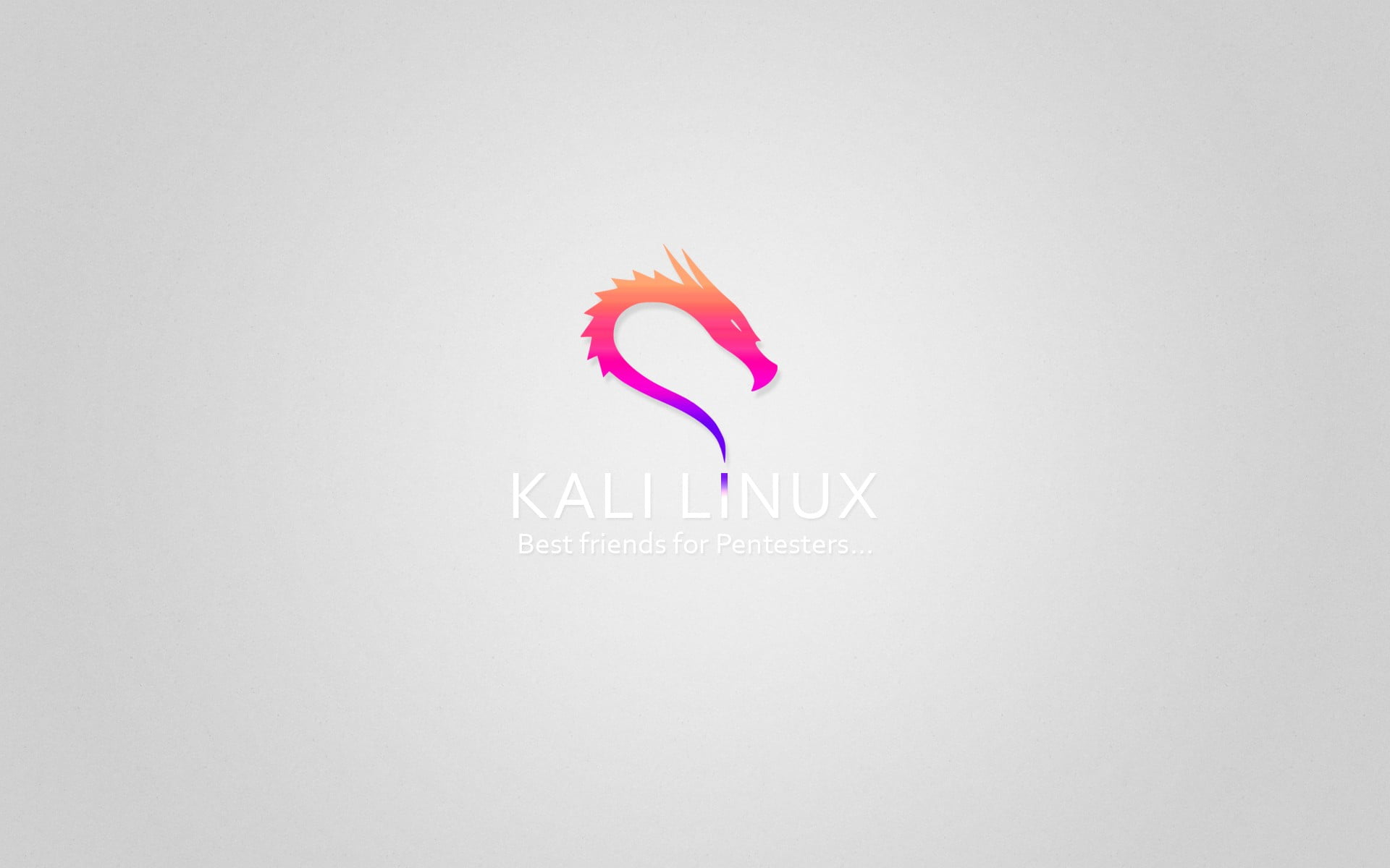 Kali Linux computer simple typography logo hacking hackers 2k