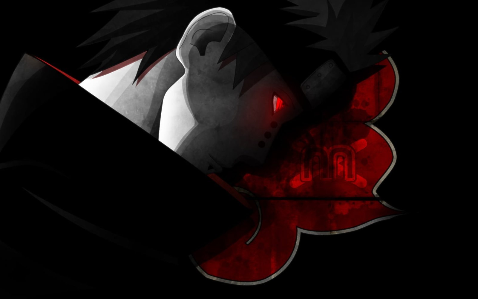 Pain from Naruto illustration Pein Shippuuden glowing eyes 2k