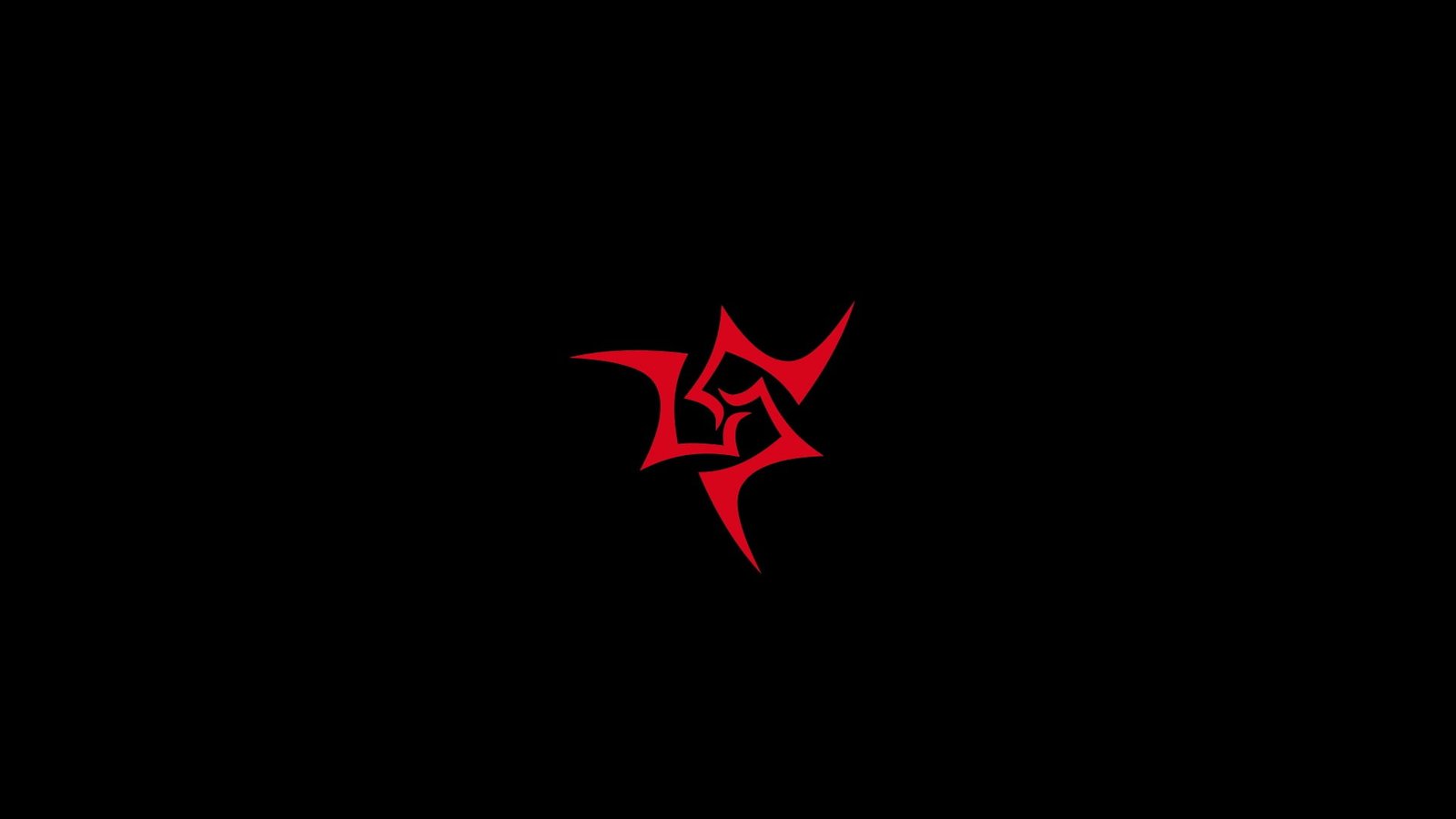 red logo Fate Series minimalism black background no people 2k