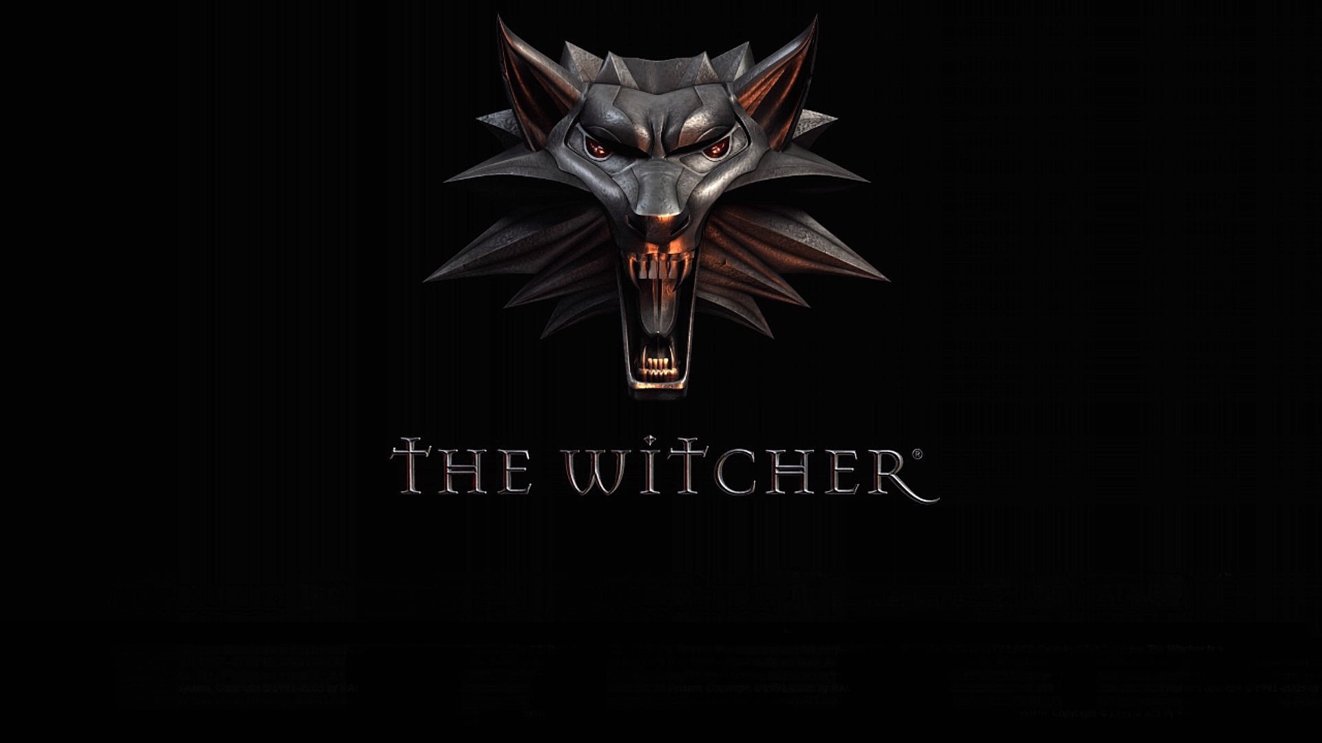 style background wolf mouth medallion grin amulet the Witcher 2k