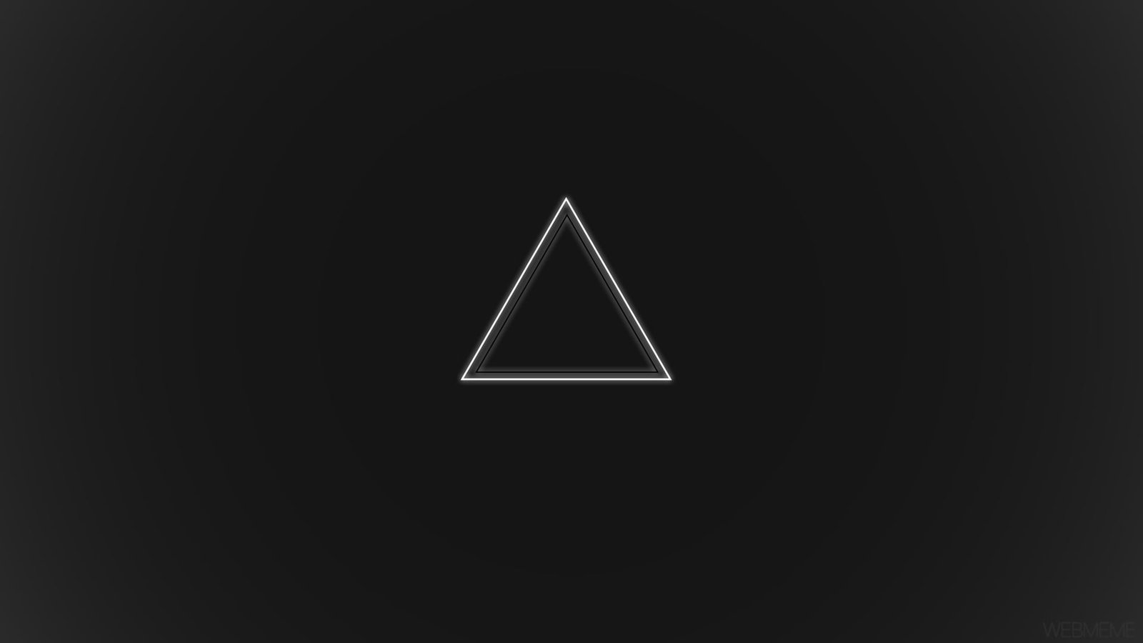triangle shape illustration minimalism gray geometry black 2k