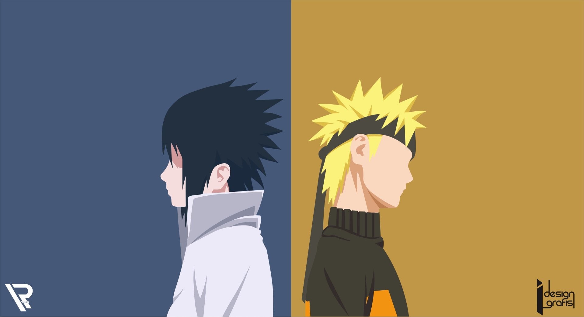 Uzumaki Naruto and Uchiha Sasuke wallpaper Anime 2k