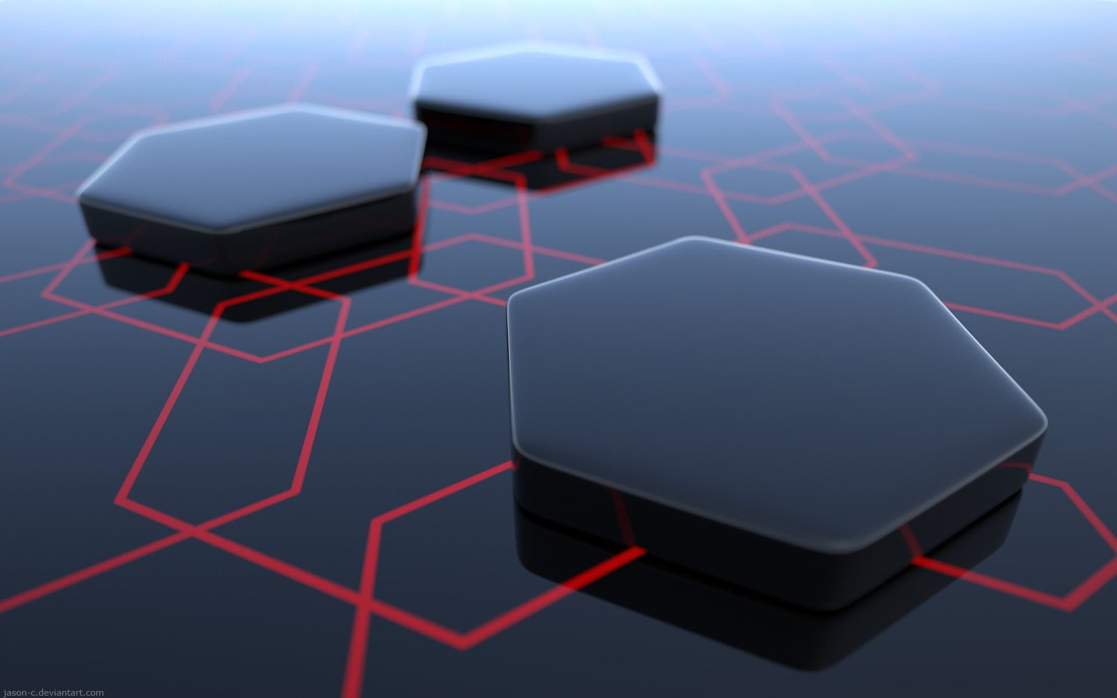abstract hexagon 2k